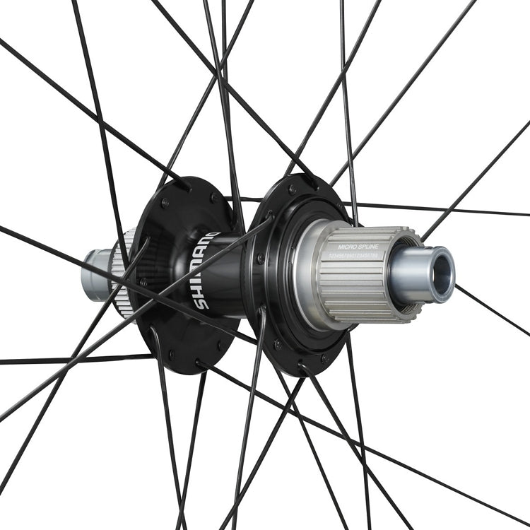Shimano WH-RX880 Rear Wheel - Rear - 700c - 12x142mm - Carbon - 25mm - Centrelock - Shimano Microspline