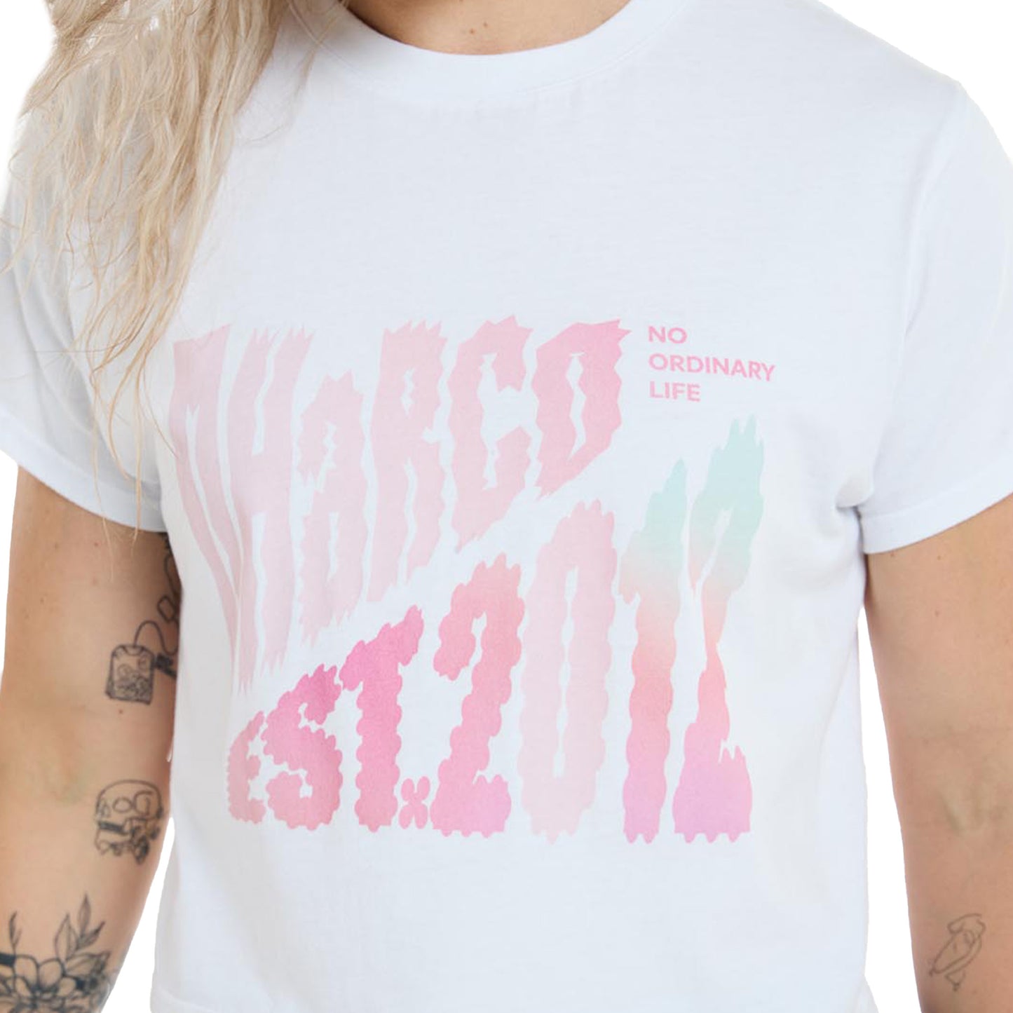 DHaRCO Women's Cotton Crop - Women's S - White