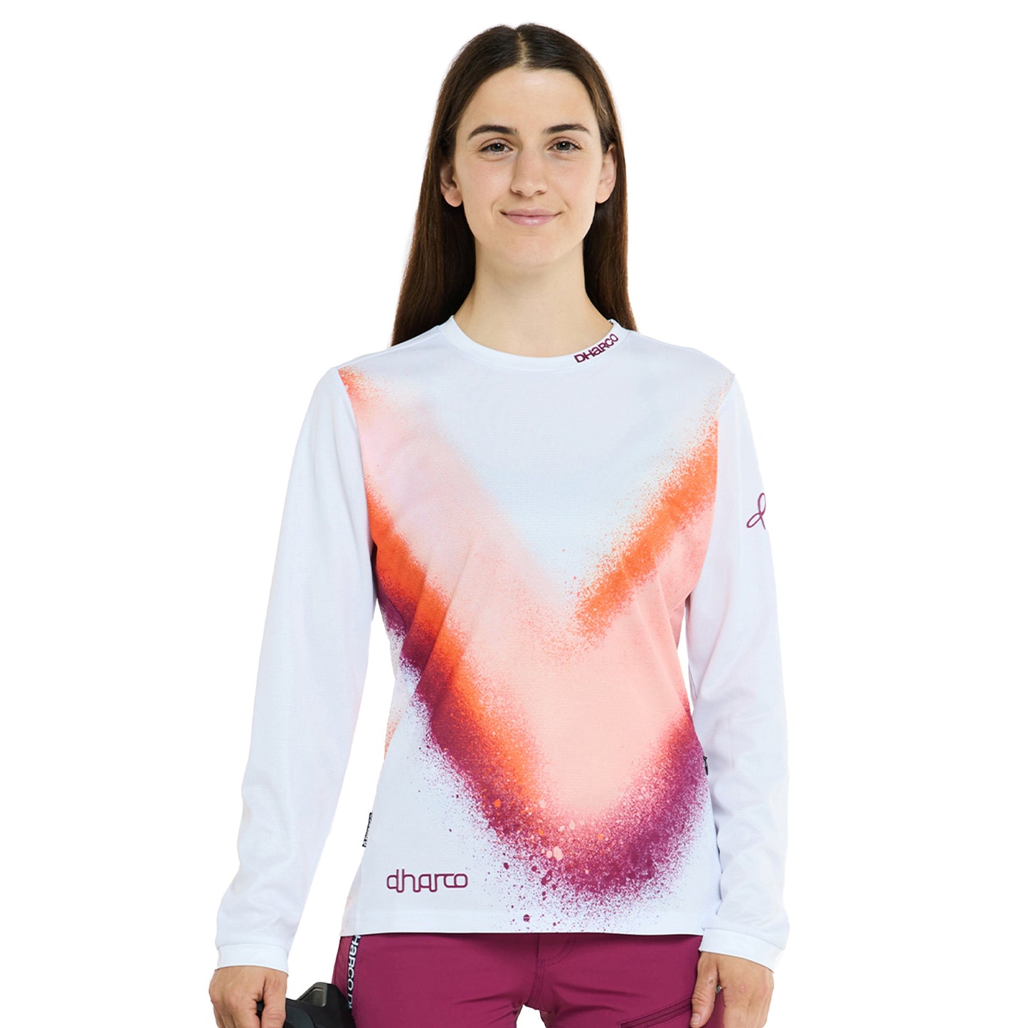 DHaRCO Women's Long Sleeve Gravity Jersey - Women's L - Firebird