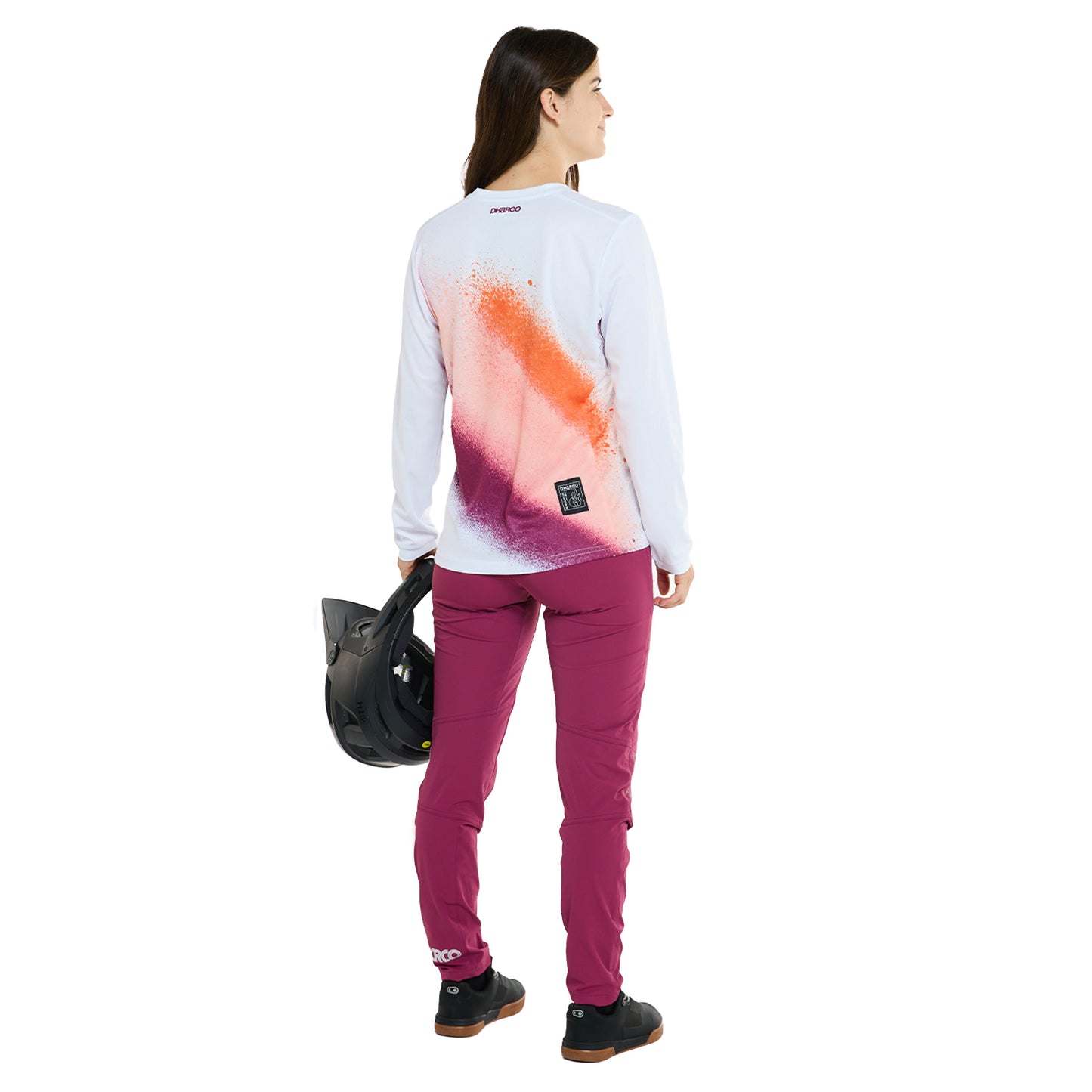 DHaRCO Women's Long Sleeve Gravity Jersey - Women's L - Firebird