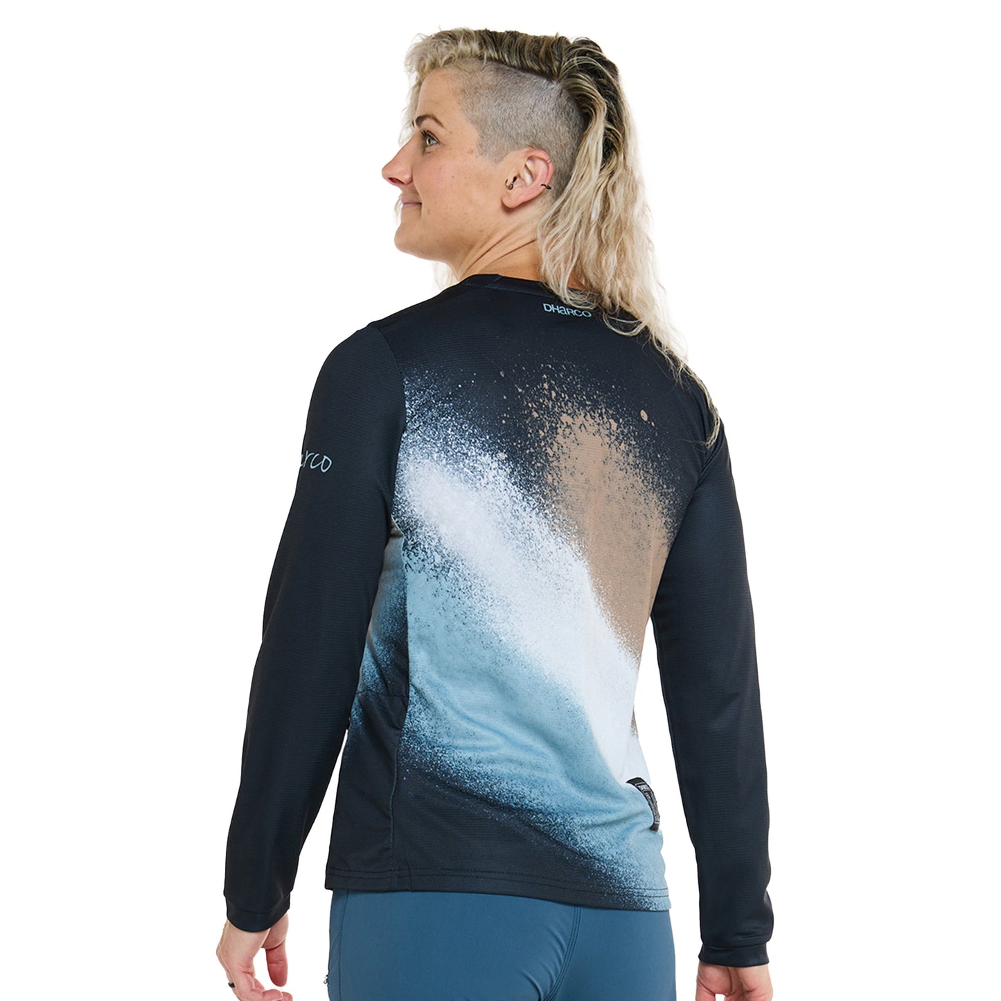 DHaRCO Women's Long Sleeve Gravity Jersey - Women's L - Golden Streak