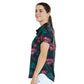 DHaRCO Women's Tech Party Shirt - Women's L - Dark Fern