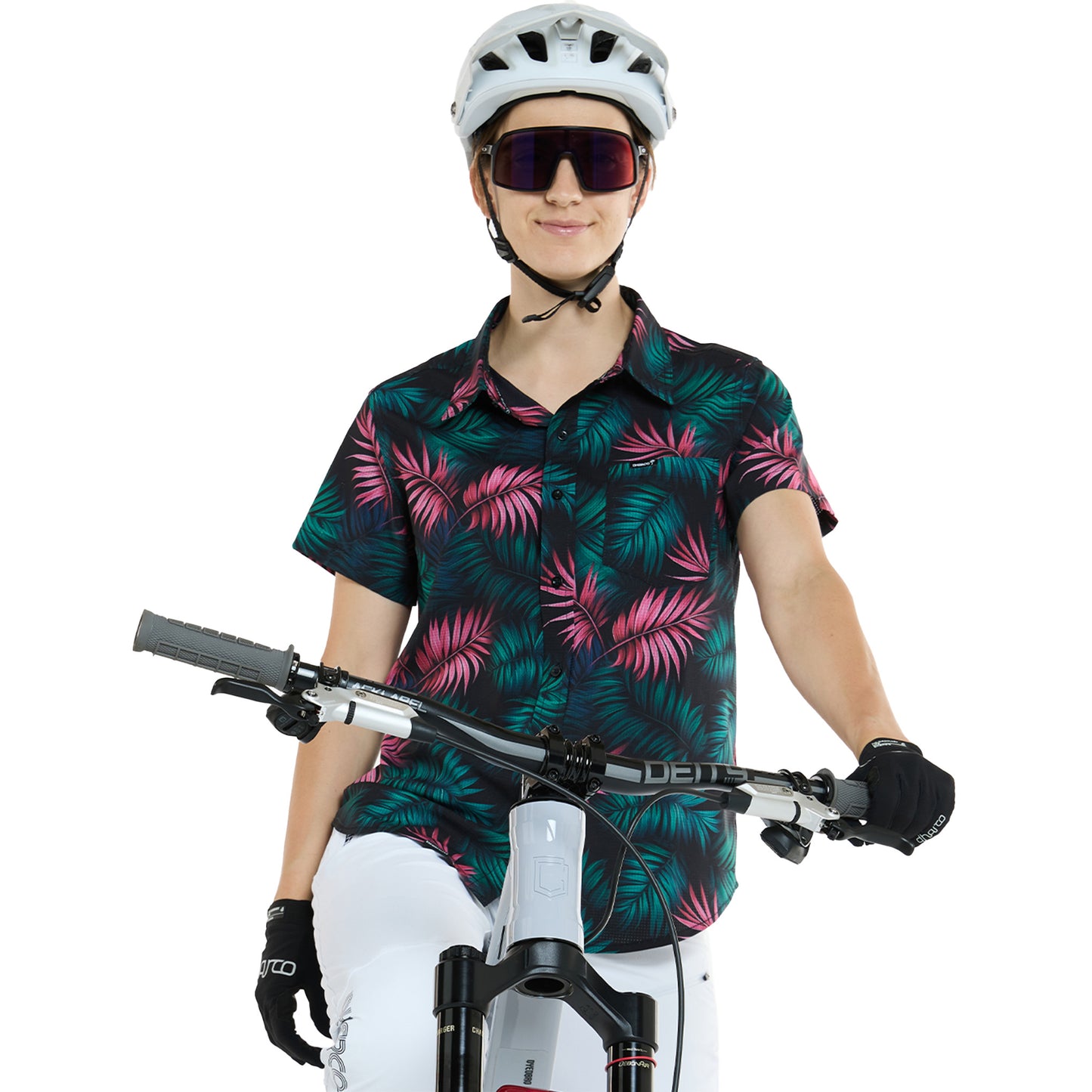 DHaRCO Women's Tech Party Shirt - Women's L - Dark Fern