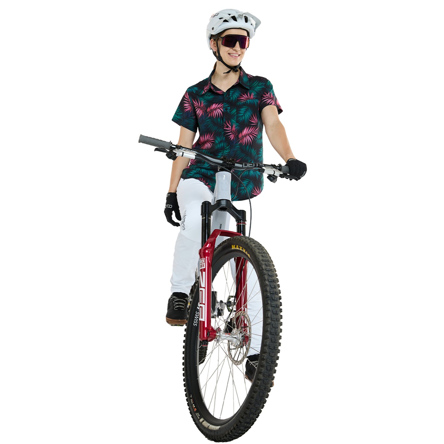 DHaRCO Women's Tech Party Shirt - Women's L - Dark Fern