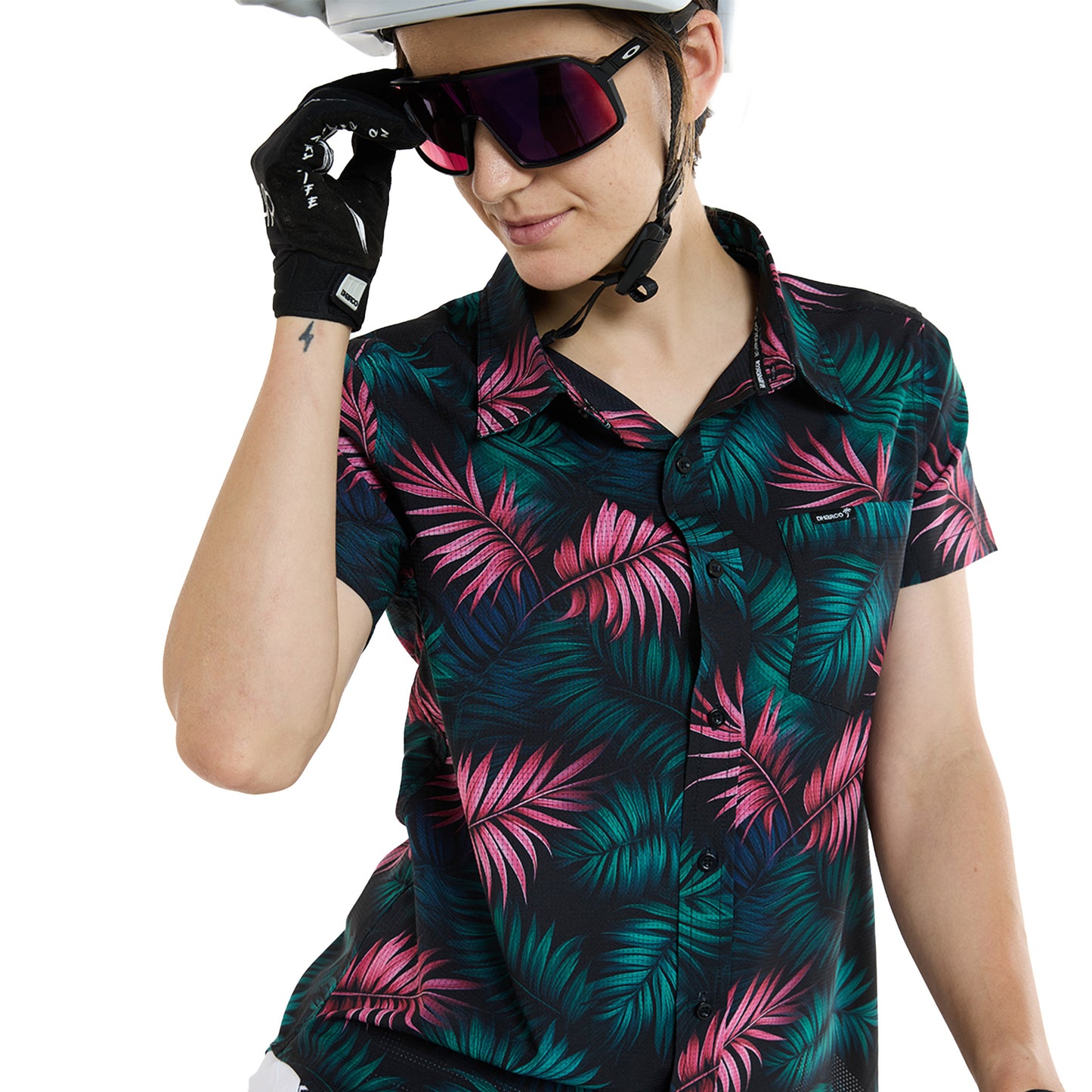 DHaRCO Women's Tech Party Shirt - Women's L - Dark Fern