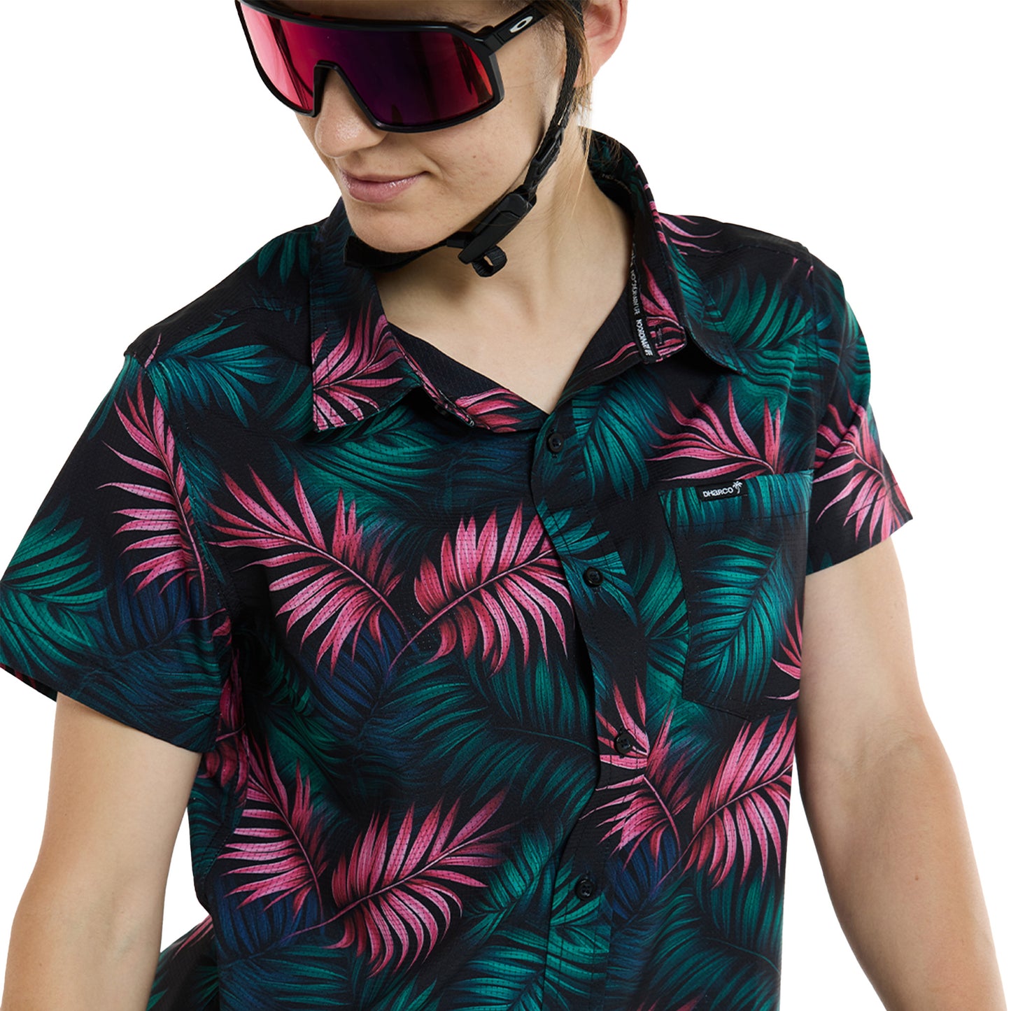 DHaRCO Women's Tech Party Shirt - Women's L - Dark Fern