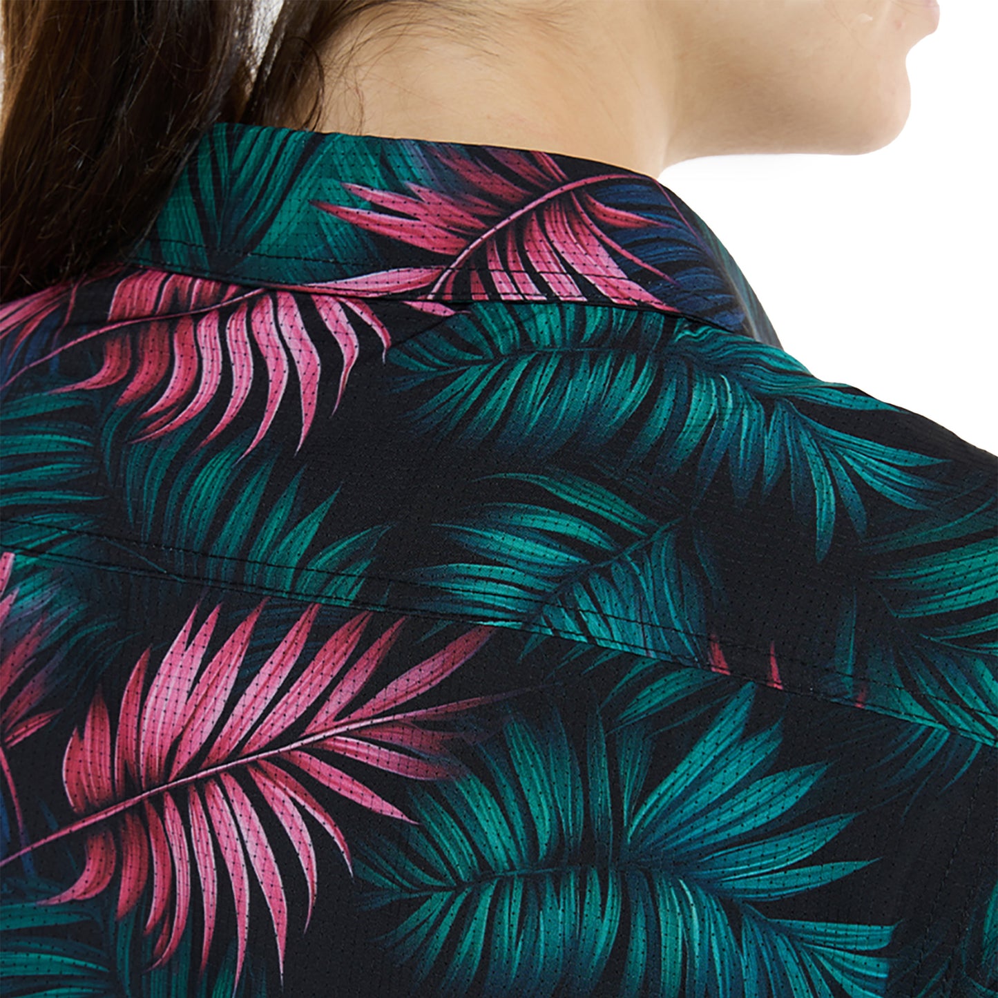 DHaRCO Women's Tech Party Shirt - Women's L - Dark Fern