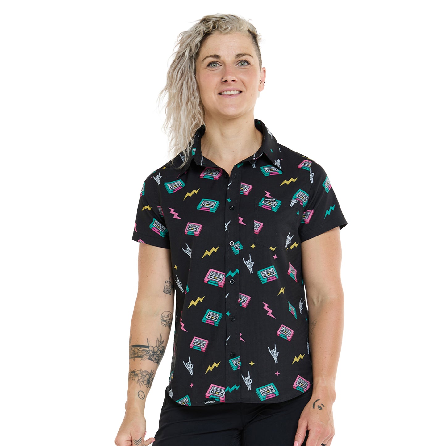 DHaRCO Women's Tech Party Shirt - Women's L - Mix Tape