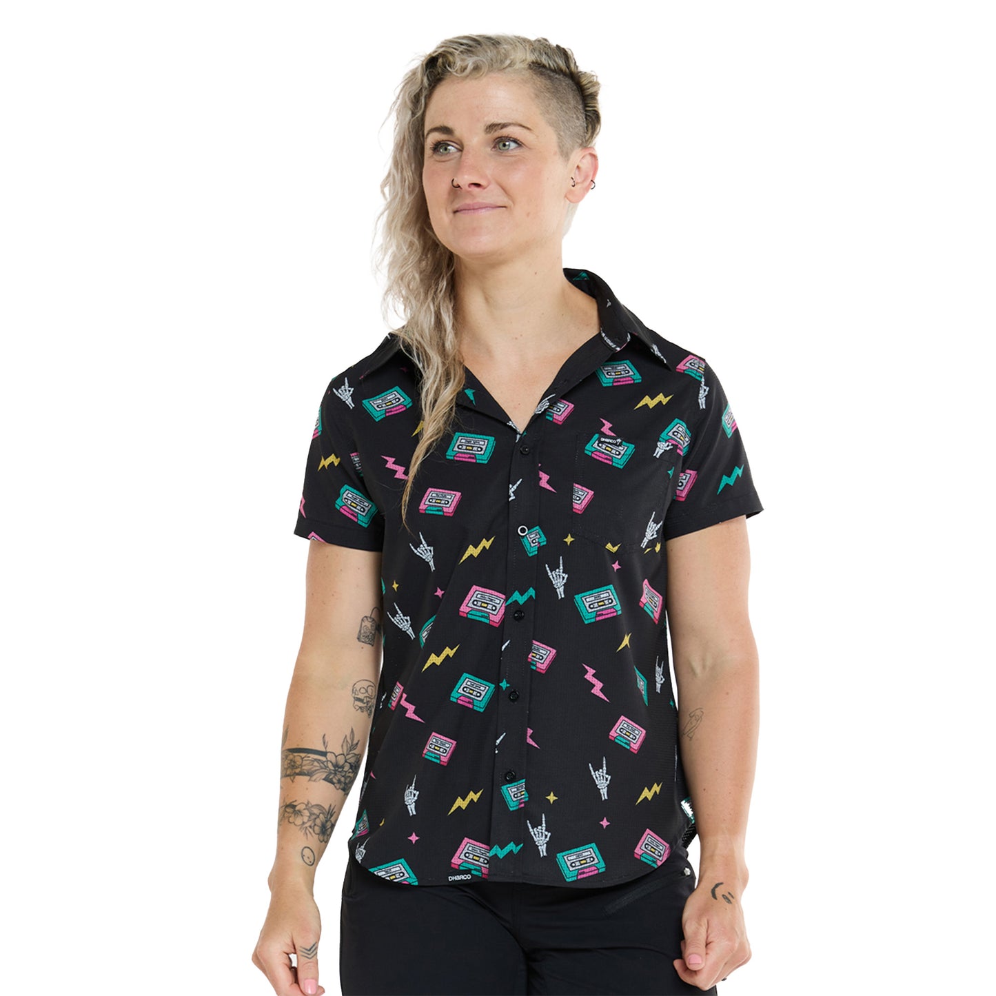 DHaRCO Women's Tech Party Shirt - Women's L - Mix Tape