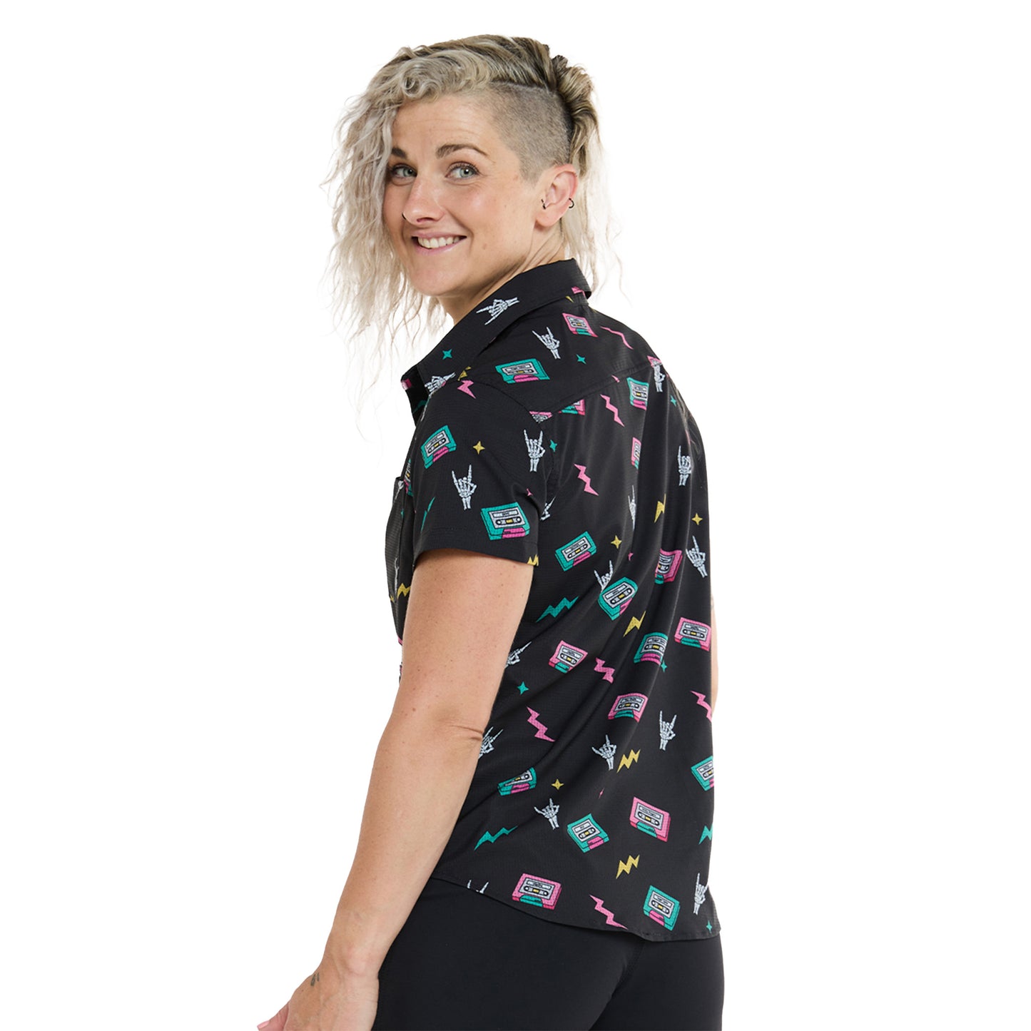 DHaRCO Women's Tech Party Shirt - Women's L - Mix Tape