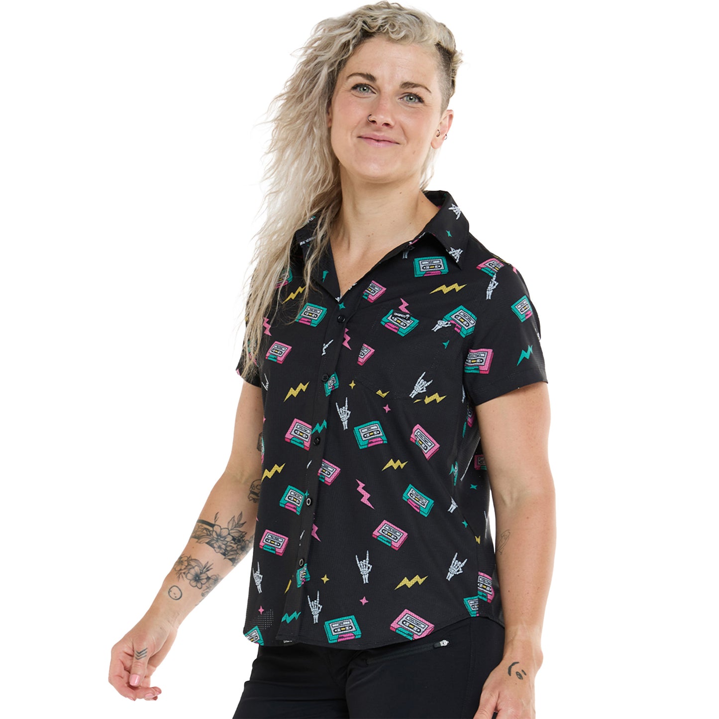 DHaRCO Women's Tech Party Shirt - Women's L - Mix Tape