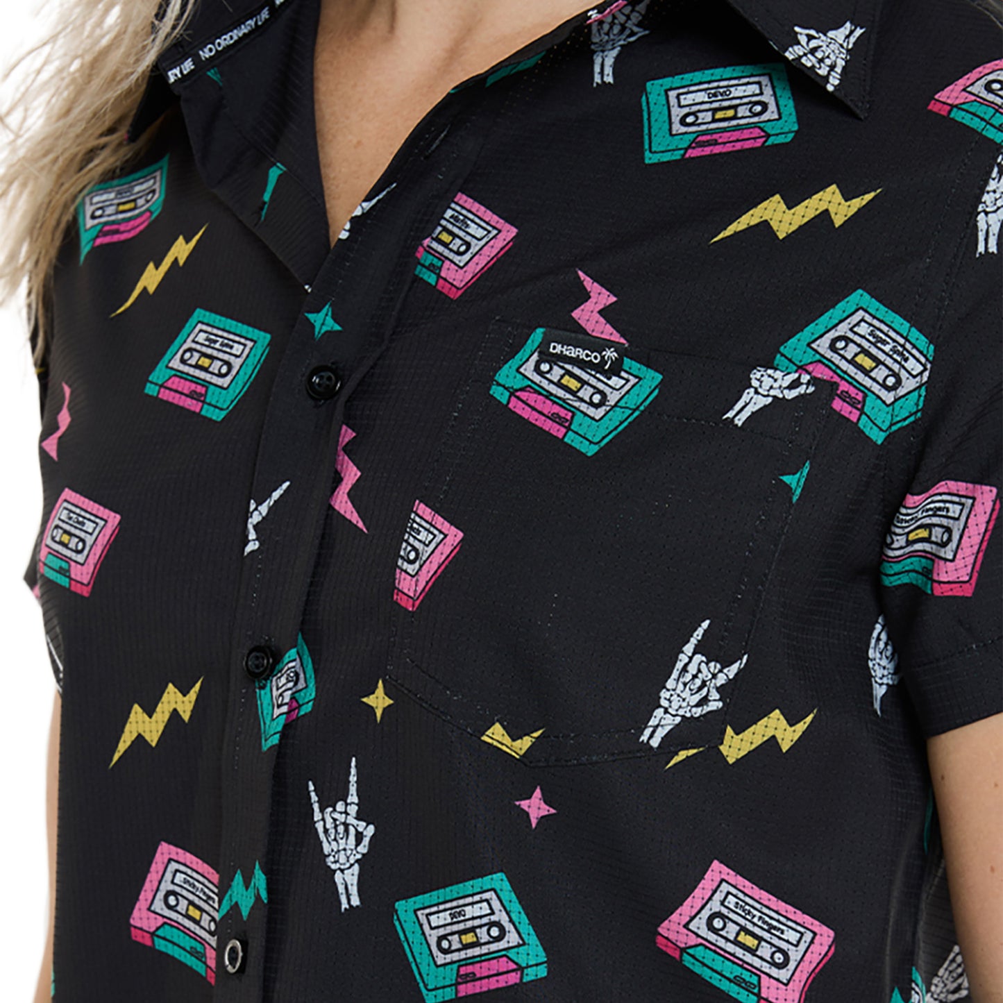 DHaRCO Women's Tech Party Shirt - Women's L - Mix Tape