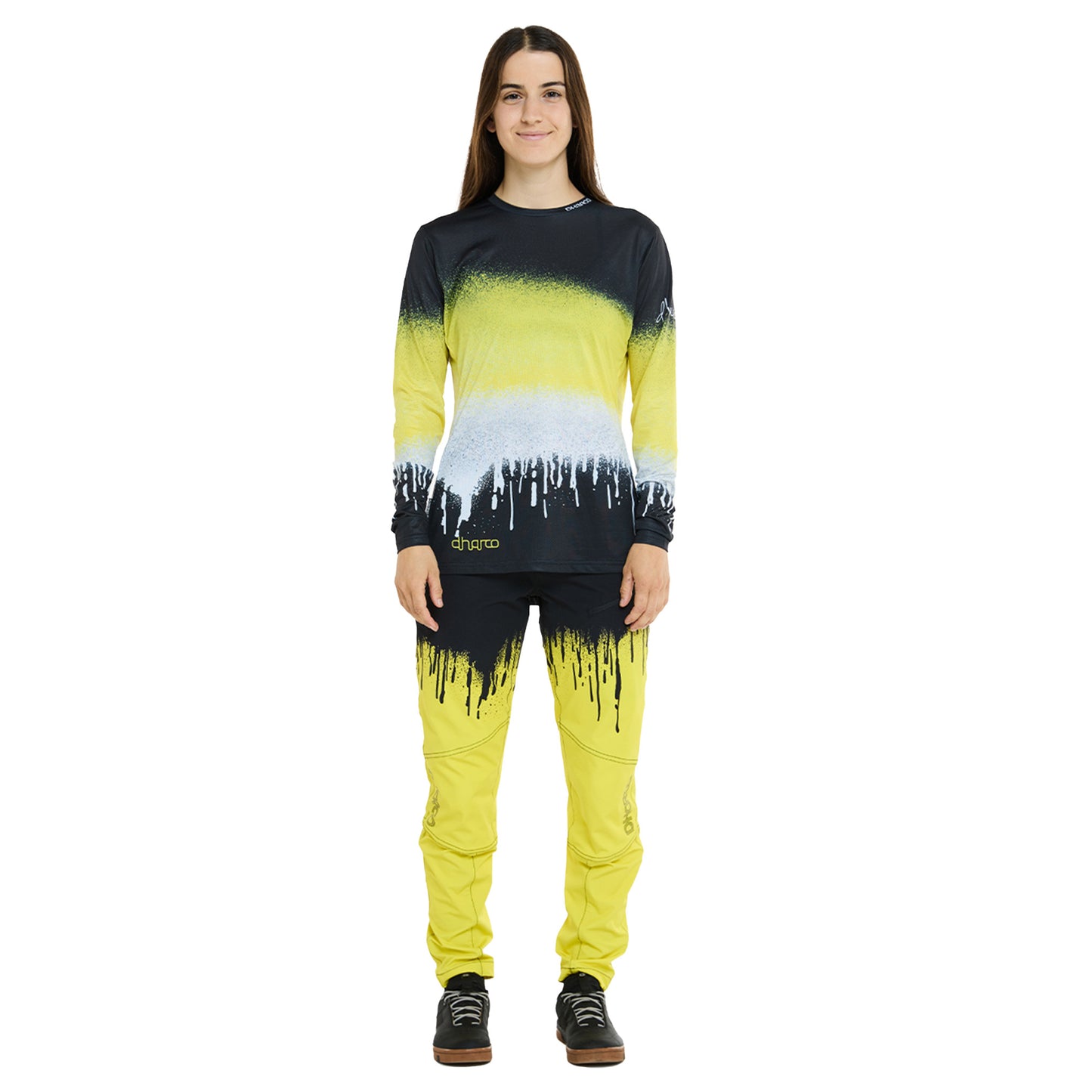 DHaRCO Women's Long Sleeve Race Jersey - Women's L - Acid Rain