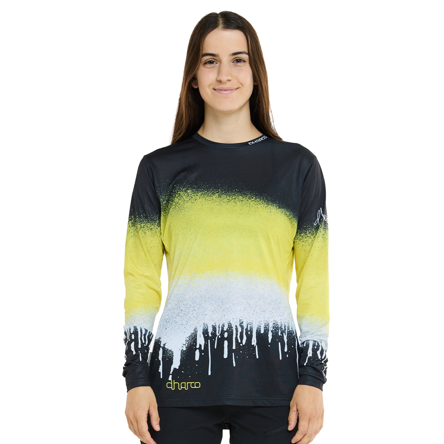 DHaRCO Women's Long Sleeve Race Jersey - Women's L - Acid Rain