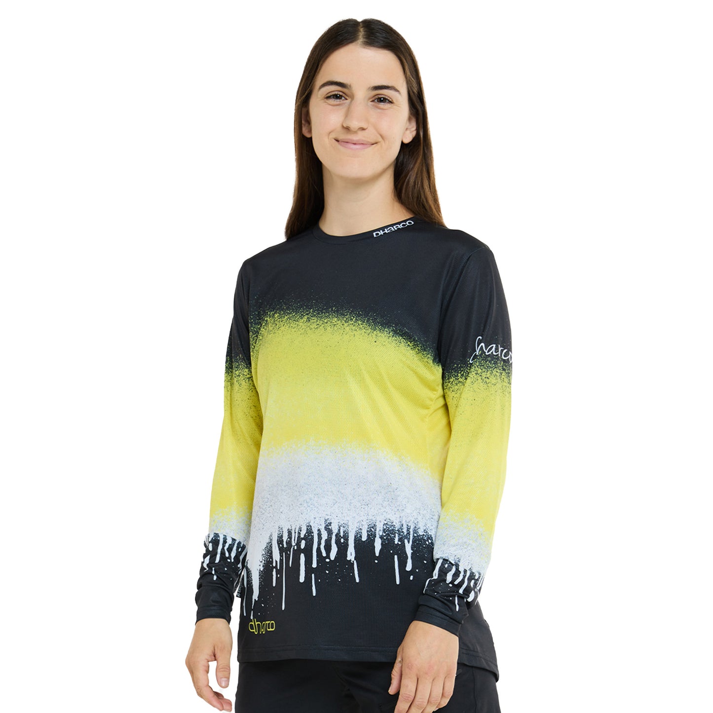 DHaRCO Women's Long Sleeve Race Jersey - Women's L - Acid Rain