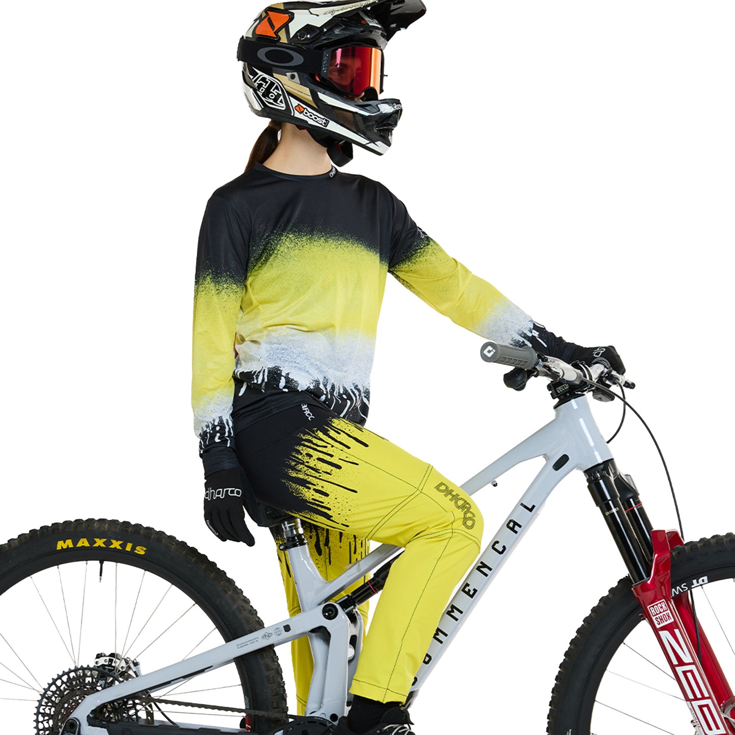 DHaRCO Women's Long Sleeve Race Jersey - Women's L - Acid Rain