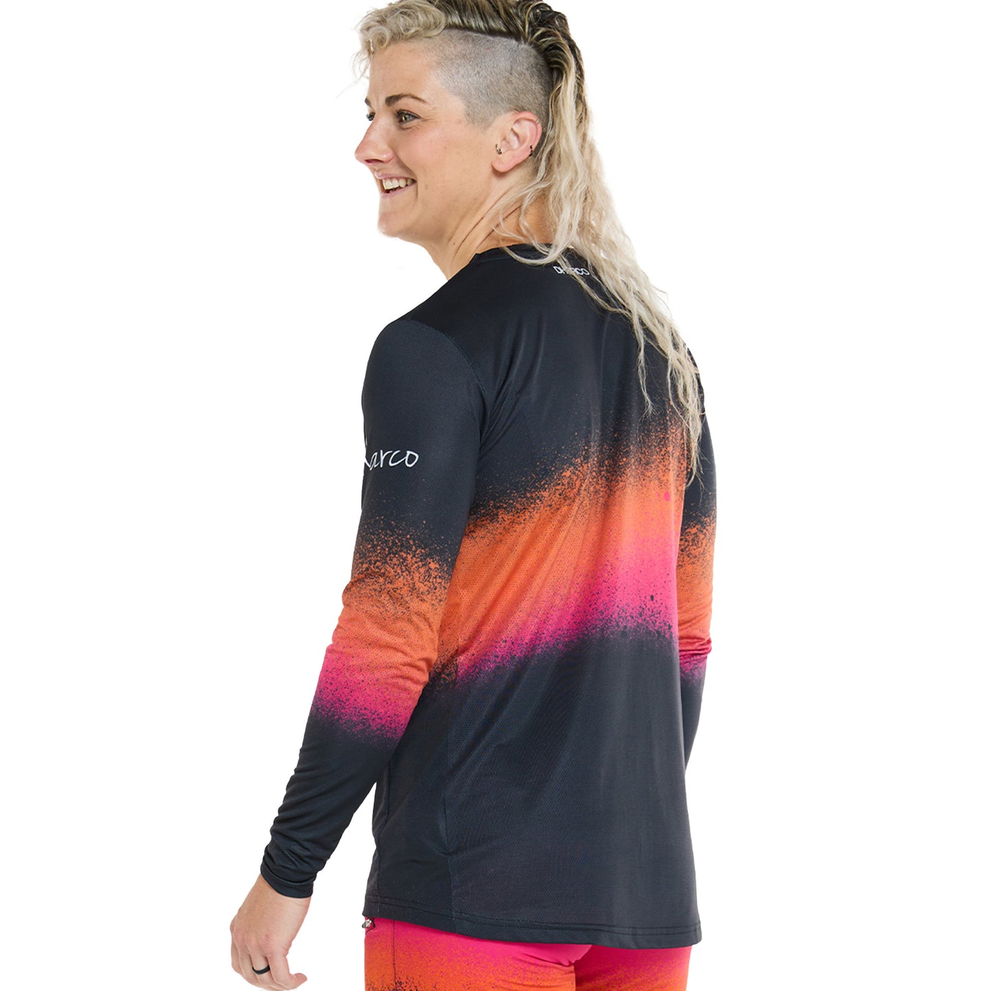 DHaRCO Women's Long Sleeve Race Jersey - Women's L - Black Snake