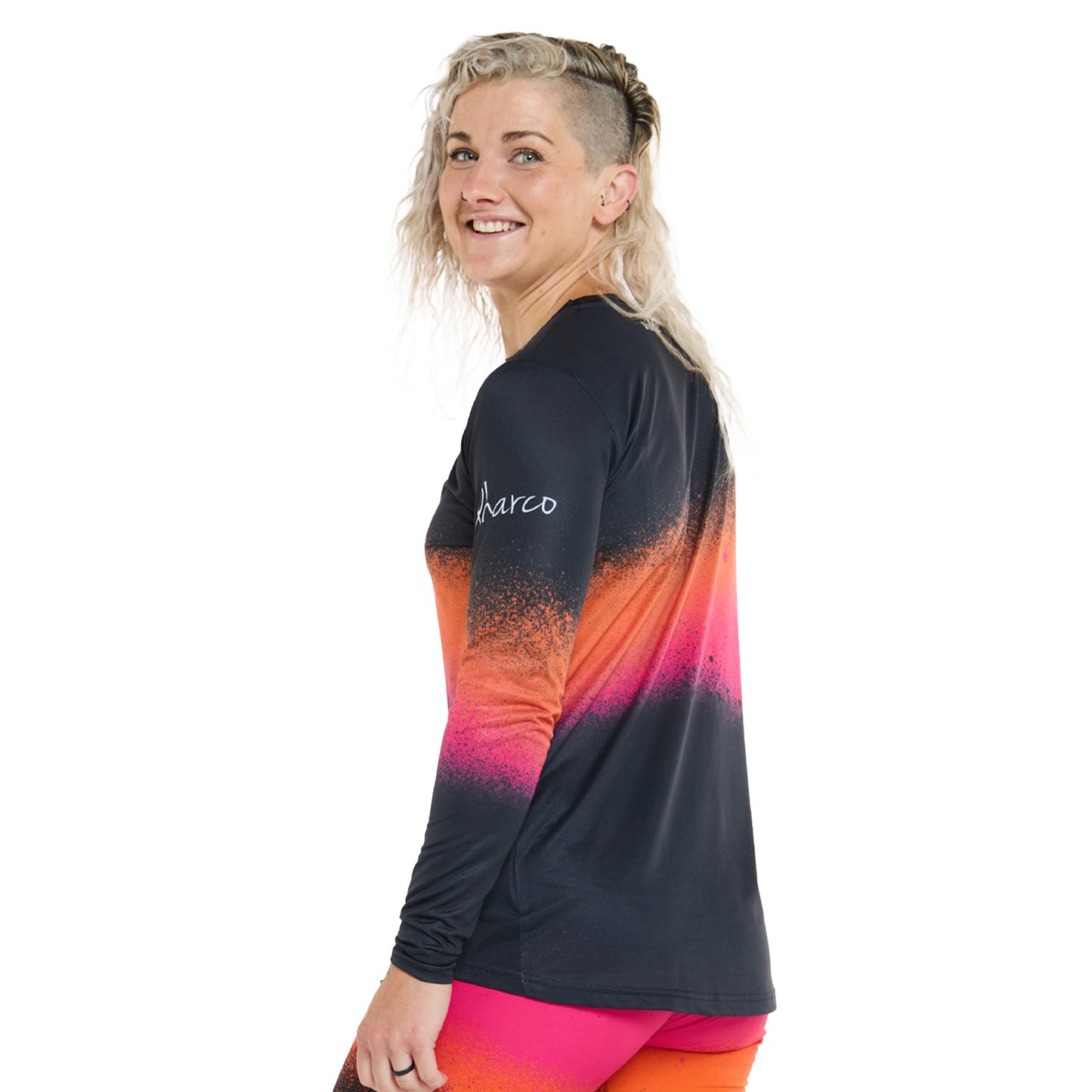 DHaRCO Women's Long Sleeve Race Jersey - Women's L - Black Snake