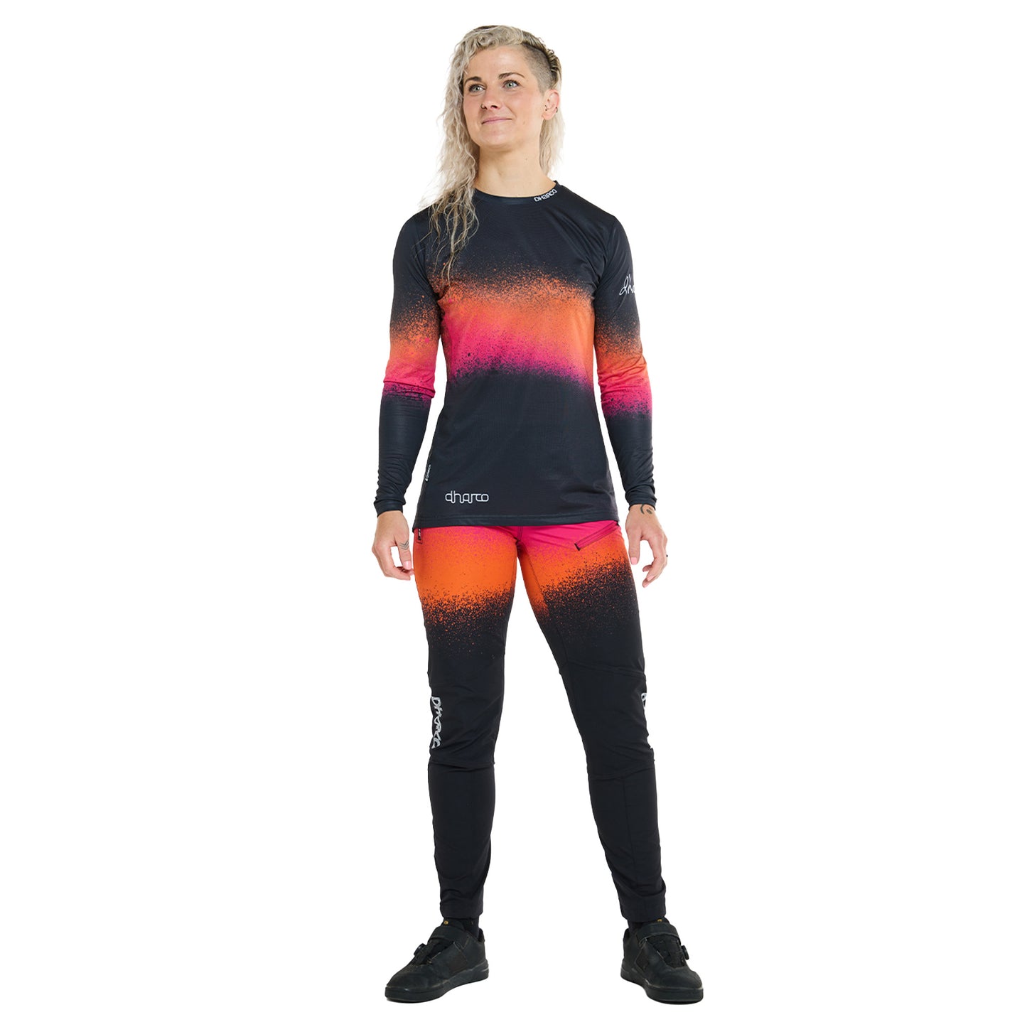 DHaRCO Women's Long Sleeve Race Jersey - Women's L - Black Snake