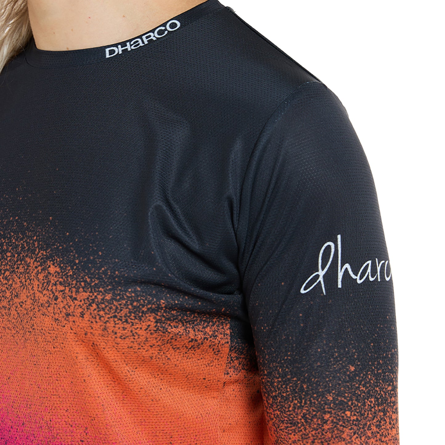 DHaRCO Women's Long Sleeve Race Jersey - Women's L - Black Snake