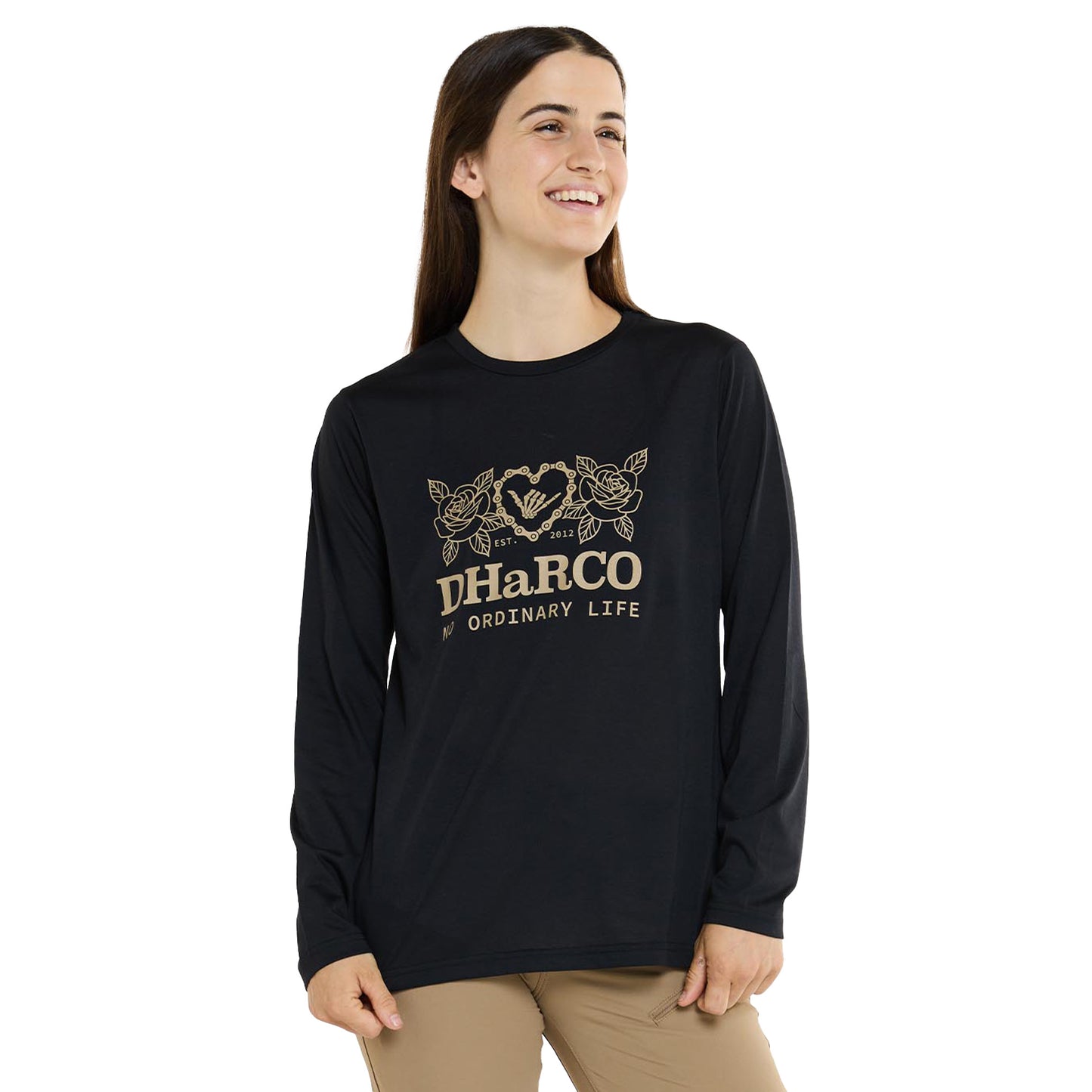DHaRCO Women's Long Sleeve Tech Tee - Women's L - Black