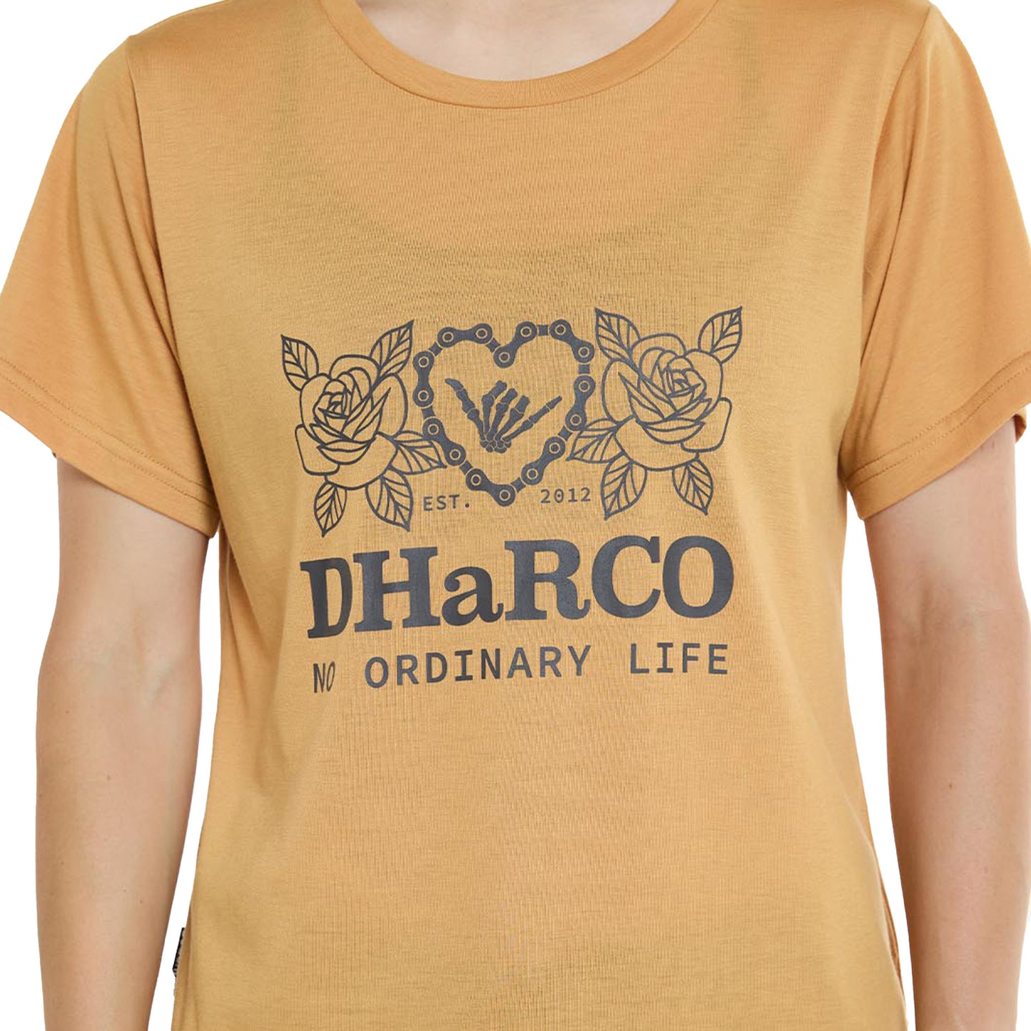 DHaRCO Women's Short Sleeve Tech Tee - Women's L - Golden