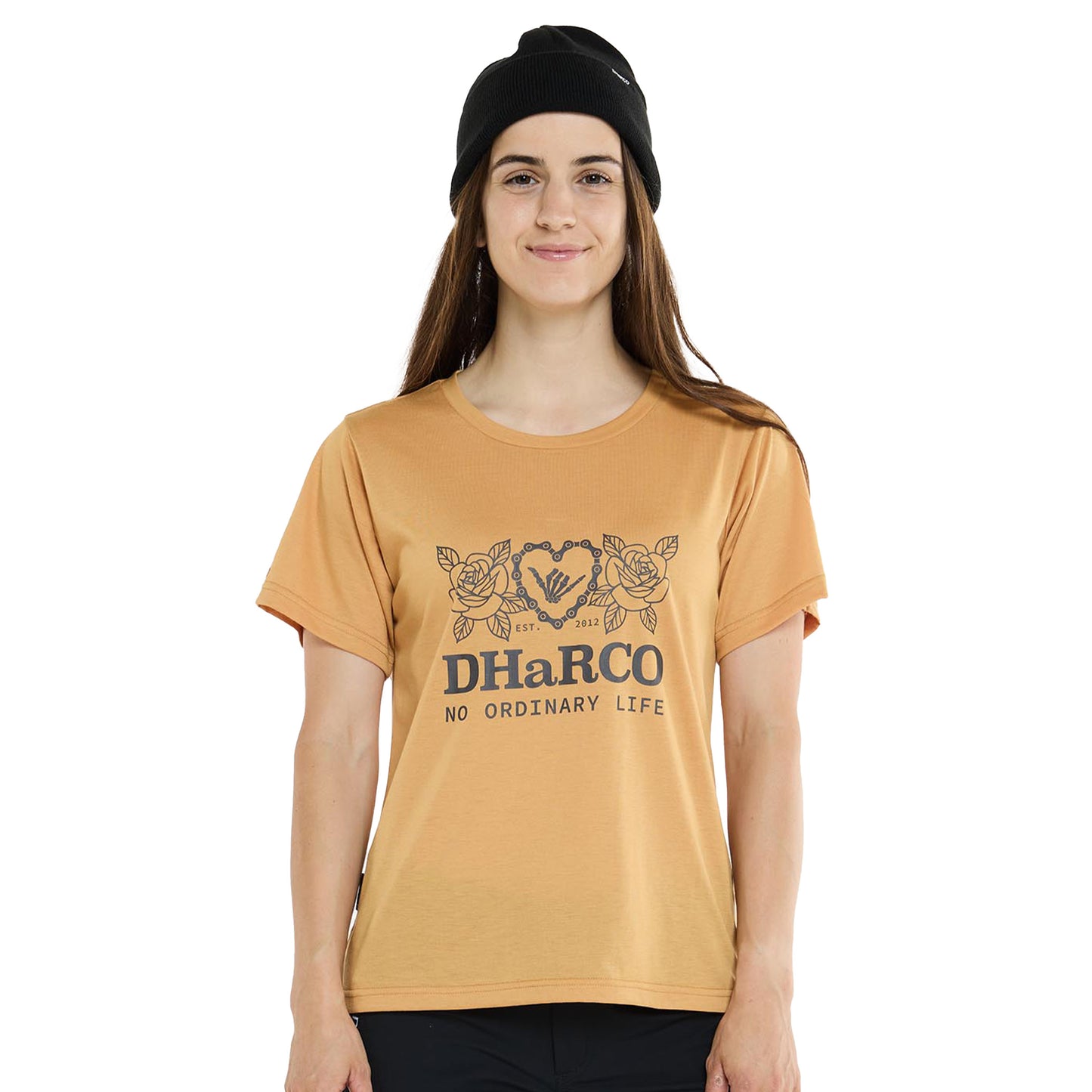 DHaRCO Women's Short Sleeve Tech Tee - Women's L - Golden