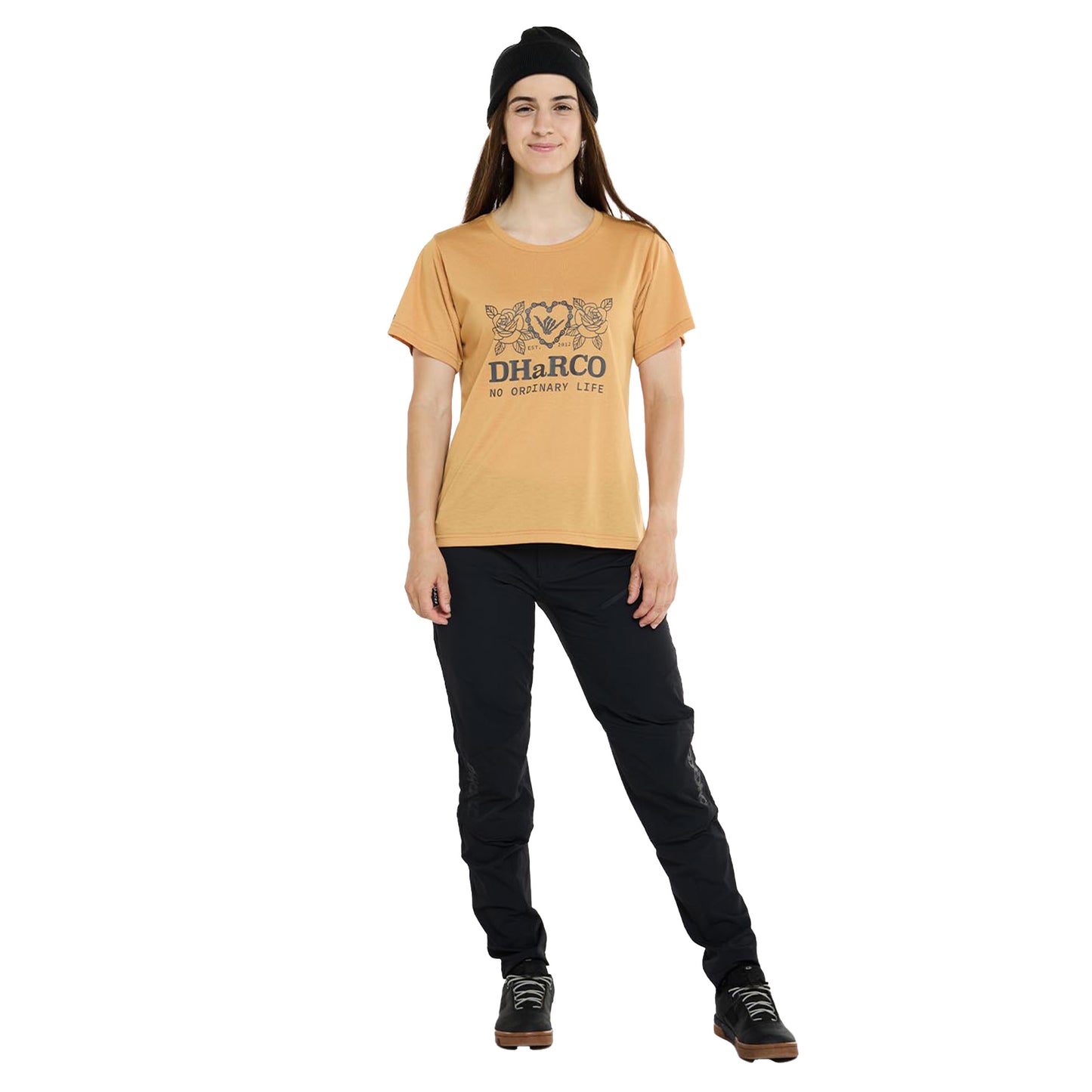 DHaRCO Women's Short Sleeve Tech Tee - Women's L - Golden