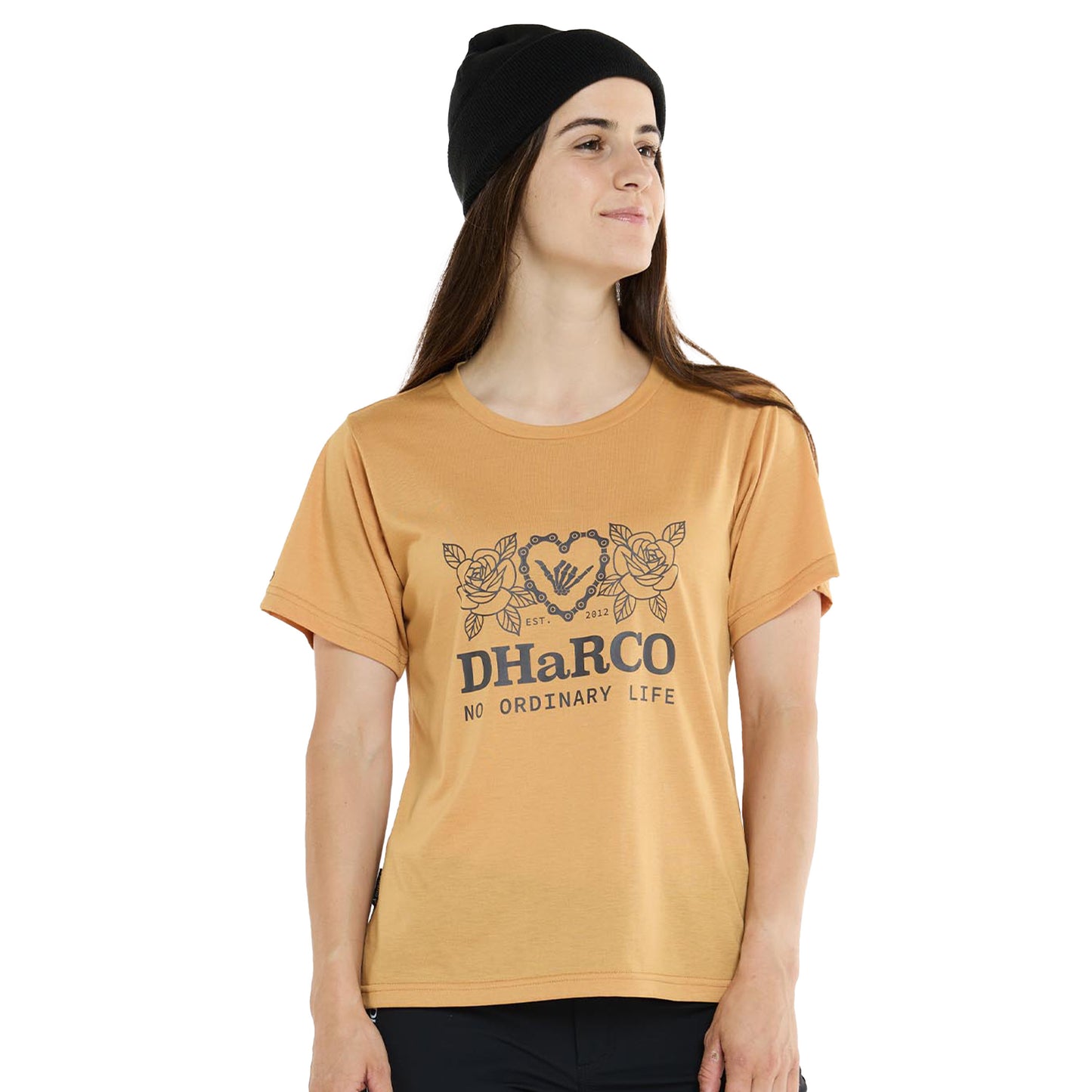 DHaRCO Women's Short Sleeve Tech Tee - Women's L - Golden