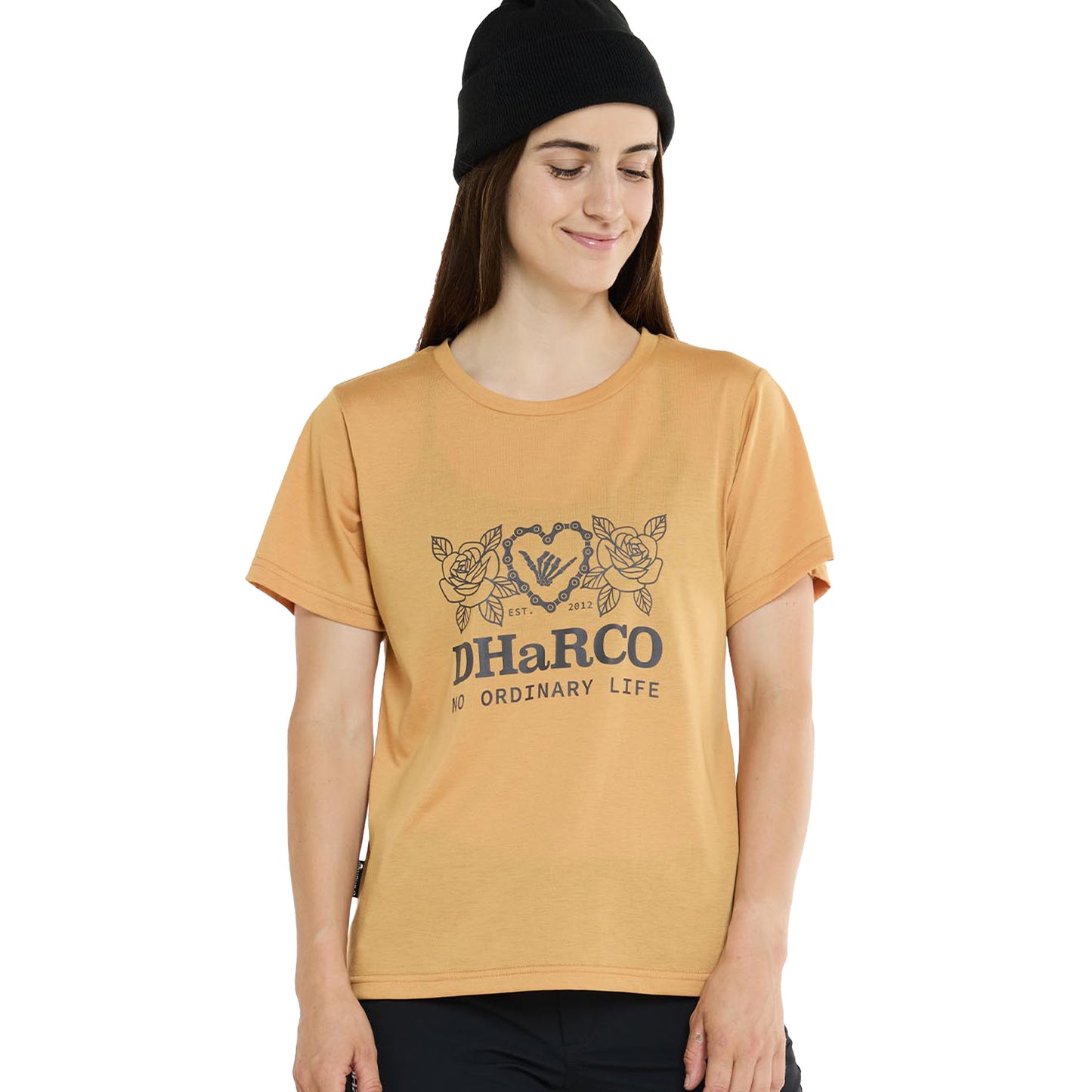 DHaRCO Women's Short Sleeve Tech Tee - Women's L - Golden