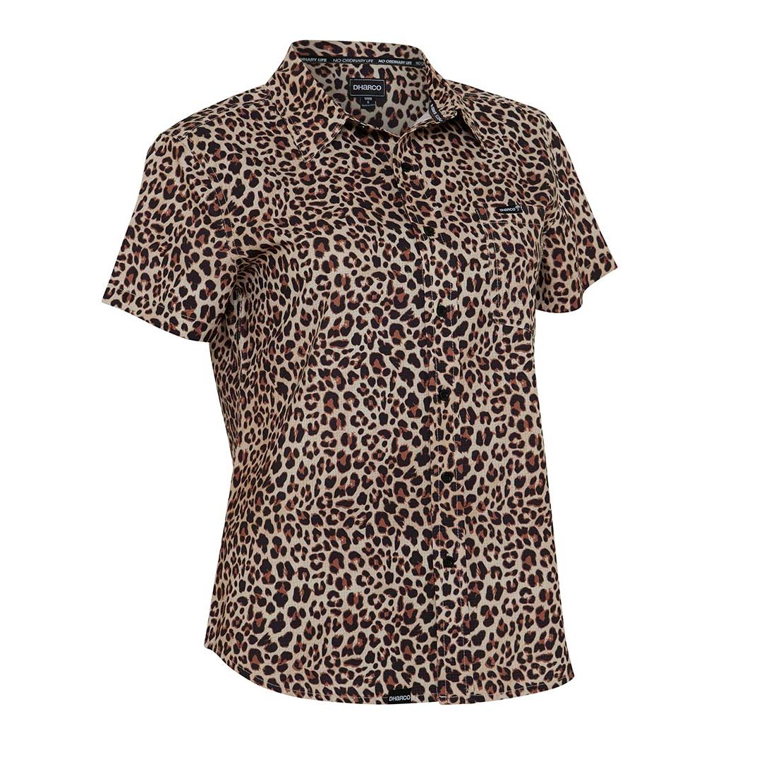 DHaRCO Women's Tech Party Shirt - Women's L - Leopard