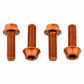 Wolf Tooth Water Bottle Cage Bolts - Orange
