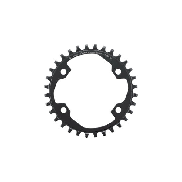 Shimano CUES FC-U6000 1x9-10-11 Chainring - Four Bolt - 96 BCD - Shimano Asymmetrical - Standard Crank Chainline - Round - 32T - 9-10-11 Speed - Steel