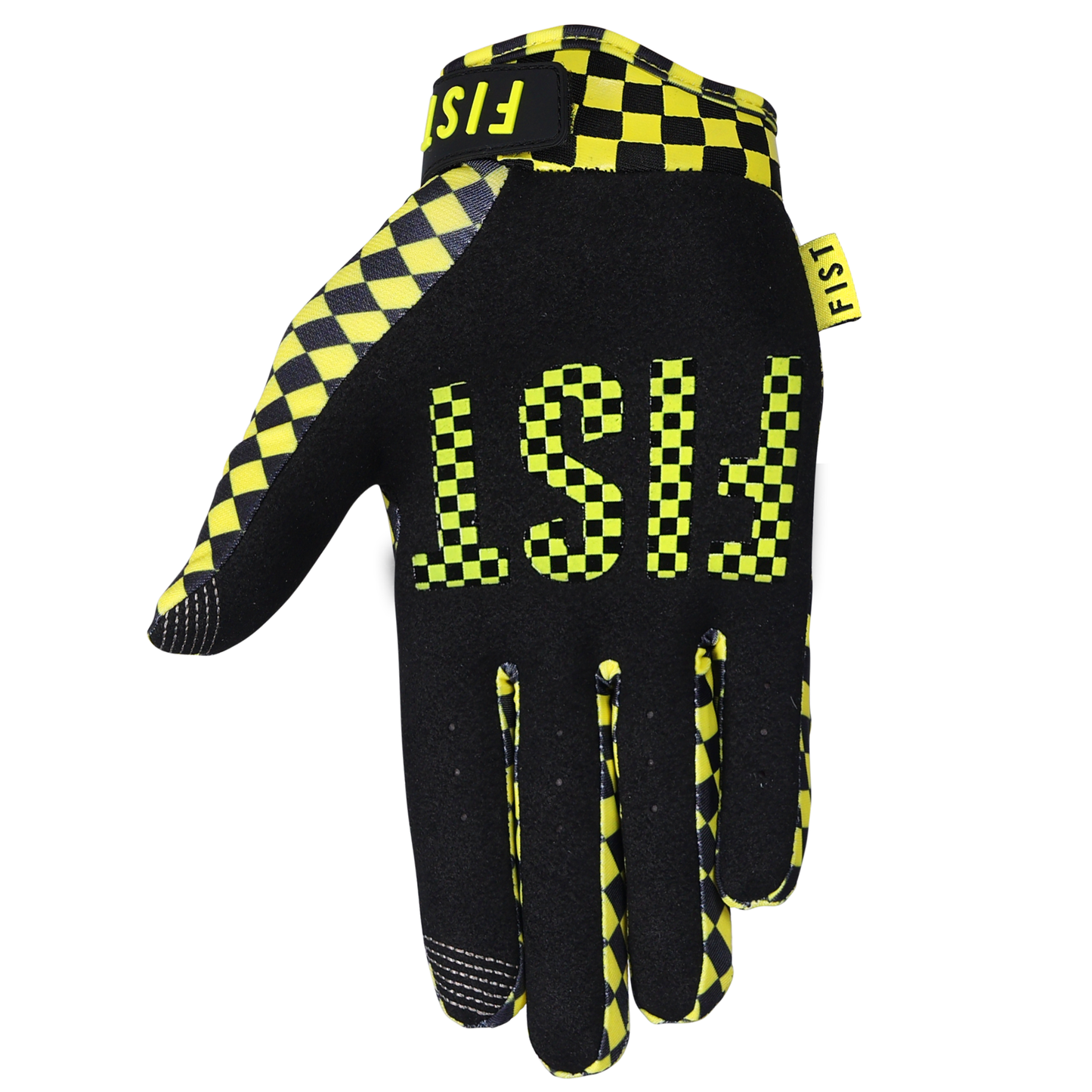 Fist Handwear Youth Strapped Glove - Youth L - Yella Check