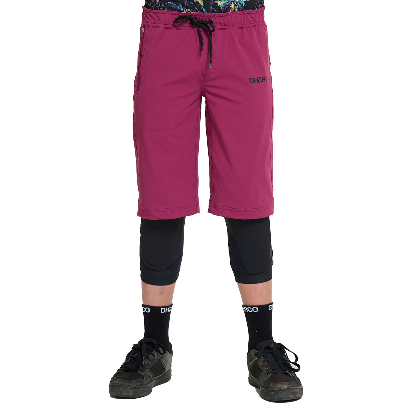 DHaRCO Youth Gravity Shorts - Youth M - Sangria