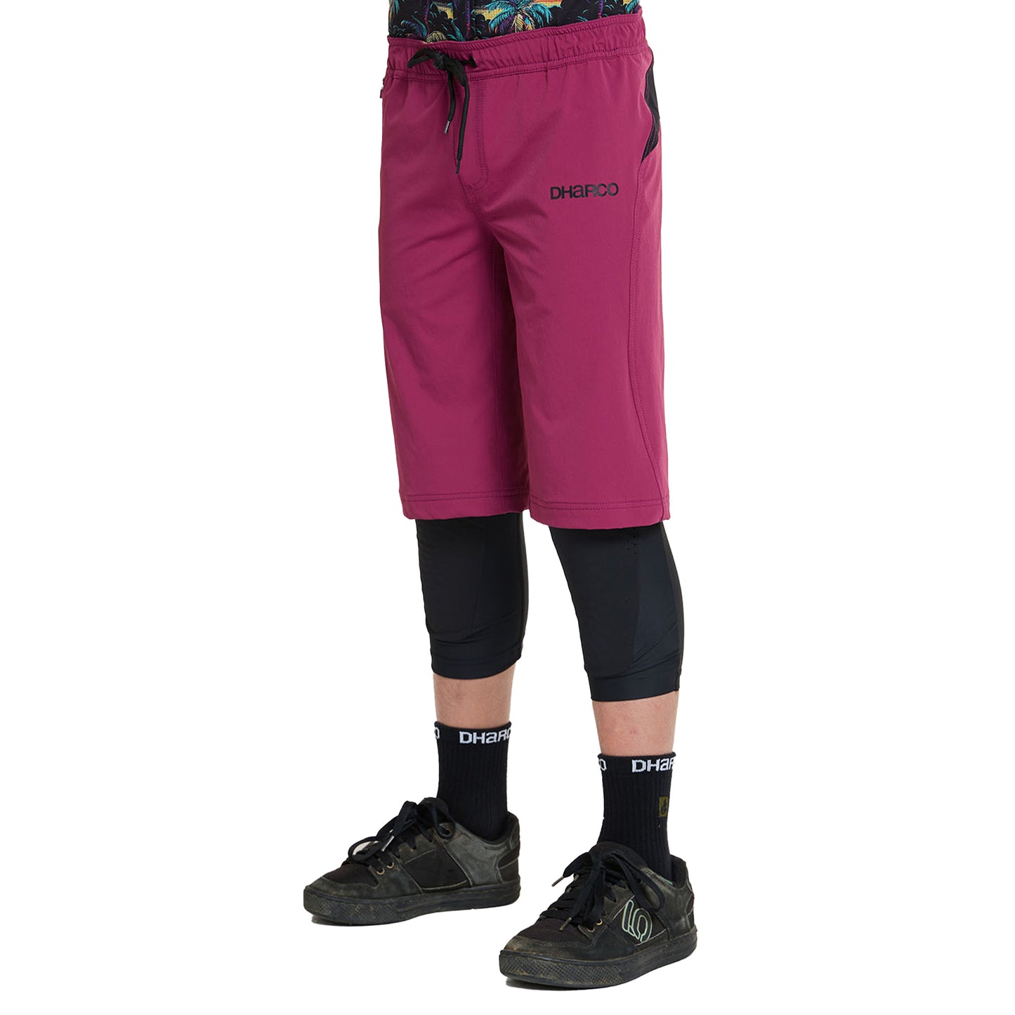 DHaRCO Youth Gravity Shorts - Youth M - Sangria