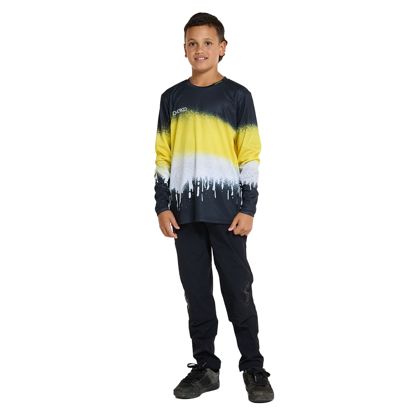 DHaRCO Youth Gravity Long Sleeve Jersey - Youth 2XL - Acid Rain