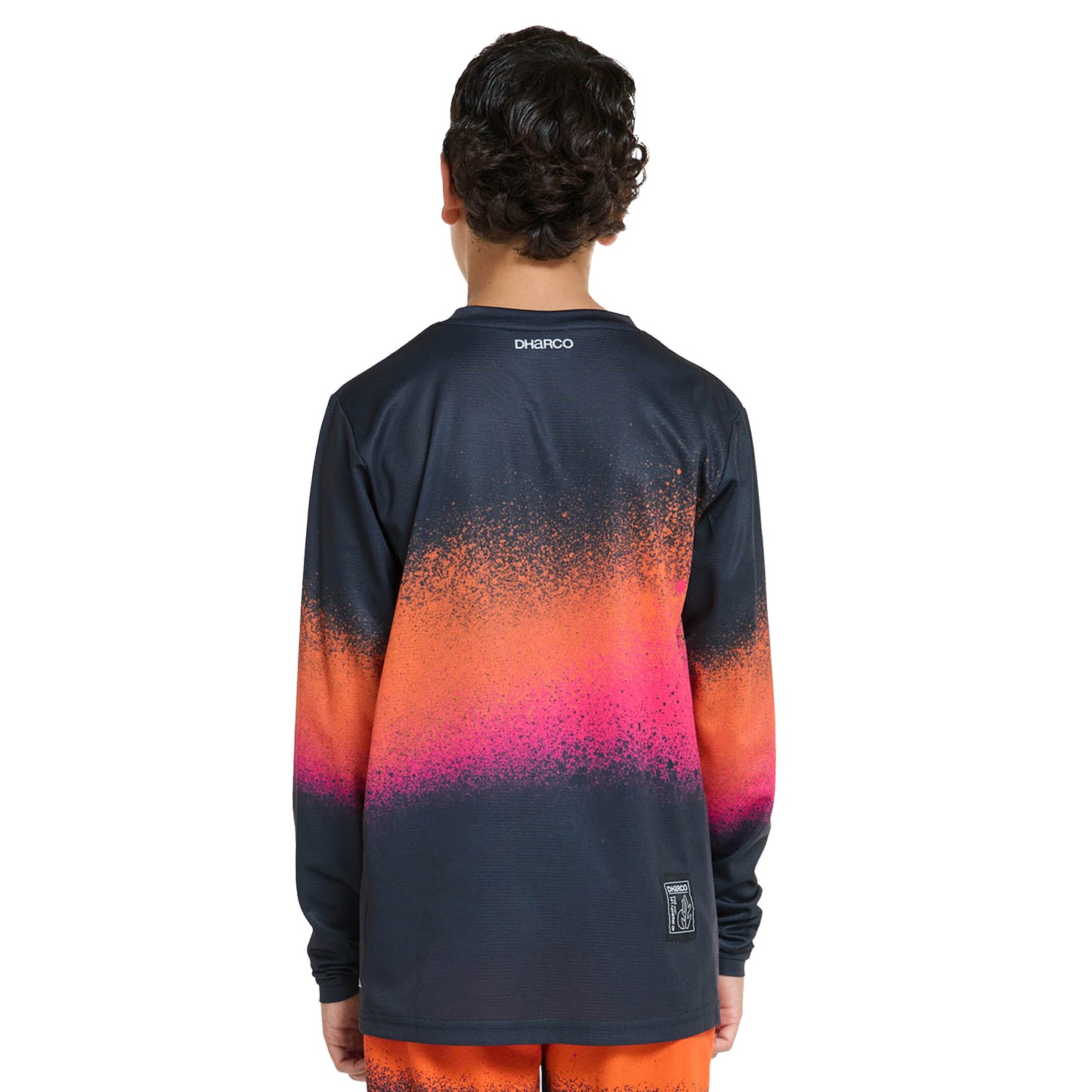 DHaRCO Youth Gravity Long Sleeve Jersey - Youth L - Black Snake