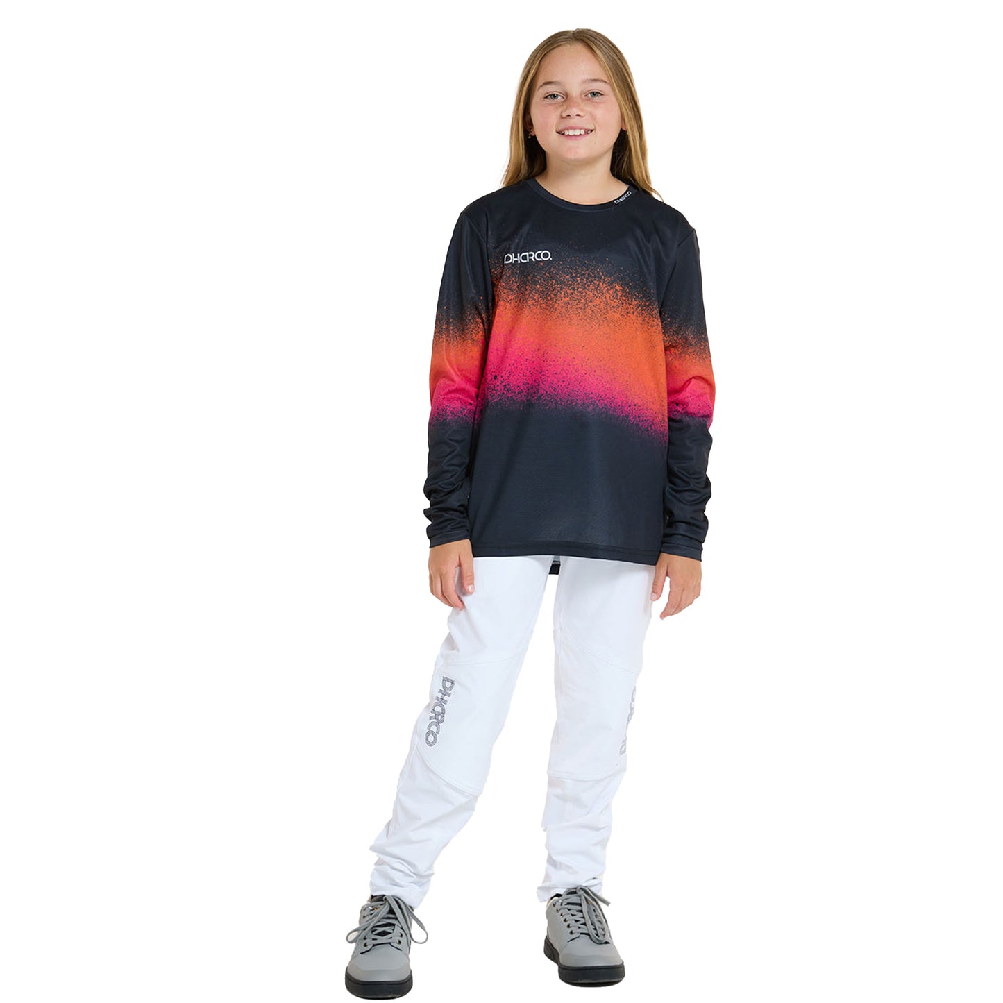 DHaRCO Youth Gravity Long Sleeve Jersey - Youth L - Black Snake