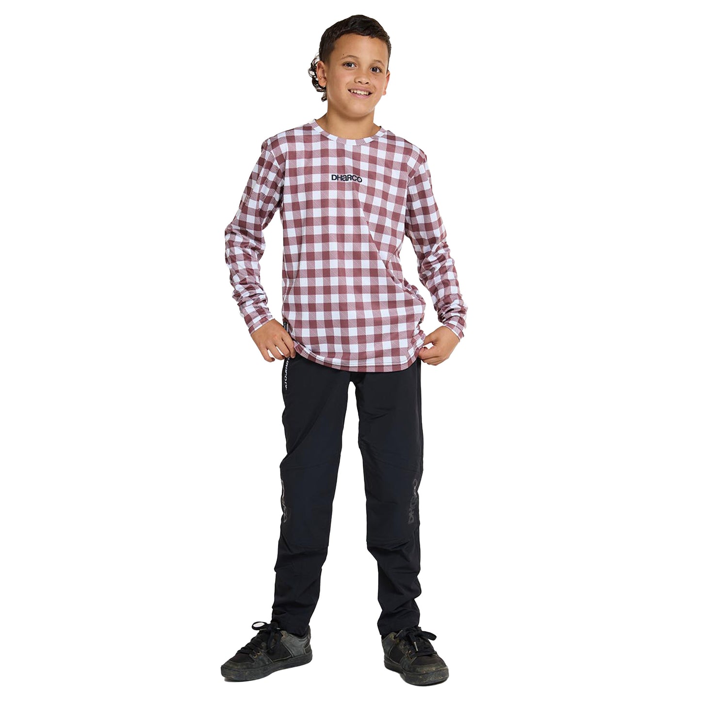 DHaRCO Youth Gravity Long Sleeve Jersey - Youth L - Sterling