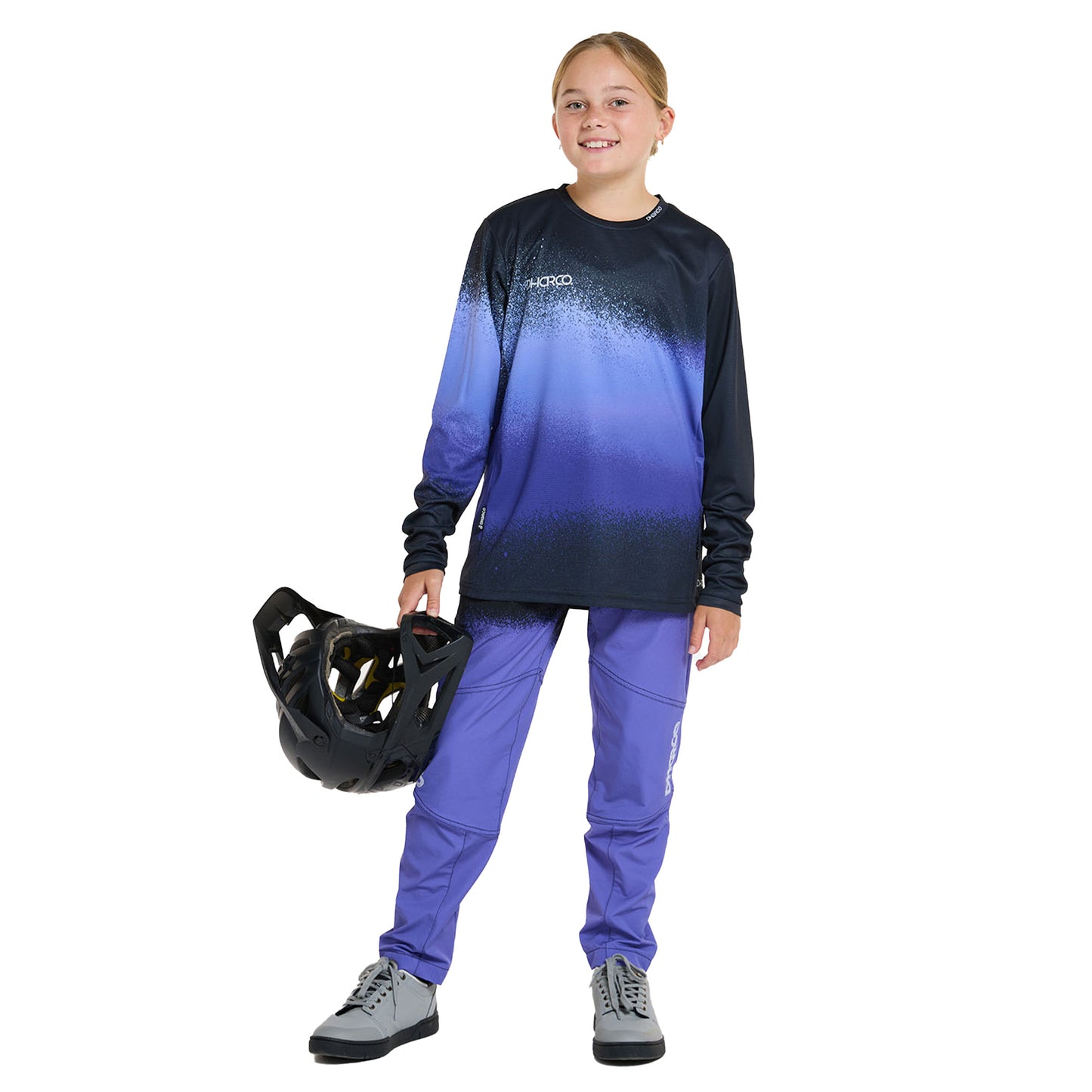 DHaRCO Youth Gravity Long Sleeve Jersey - Youth 2XL - Ultra Violet
