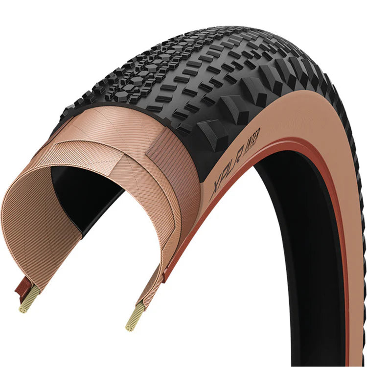 Goodyear XPLR INTER for Zipp Tubeless Tire - 700c - 45c - Yes - Dynamic UHP - 120TPI + Sidewall Protection - Medium - Medium Duty Protection - Folding - Tan