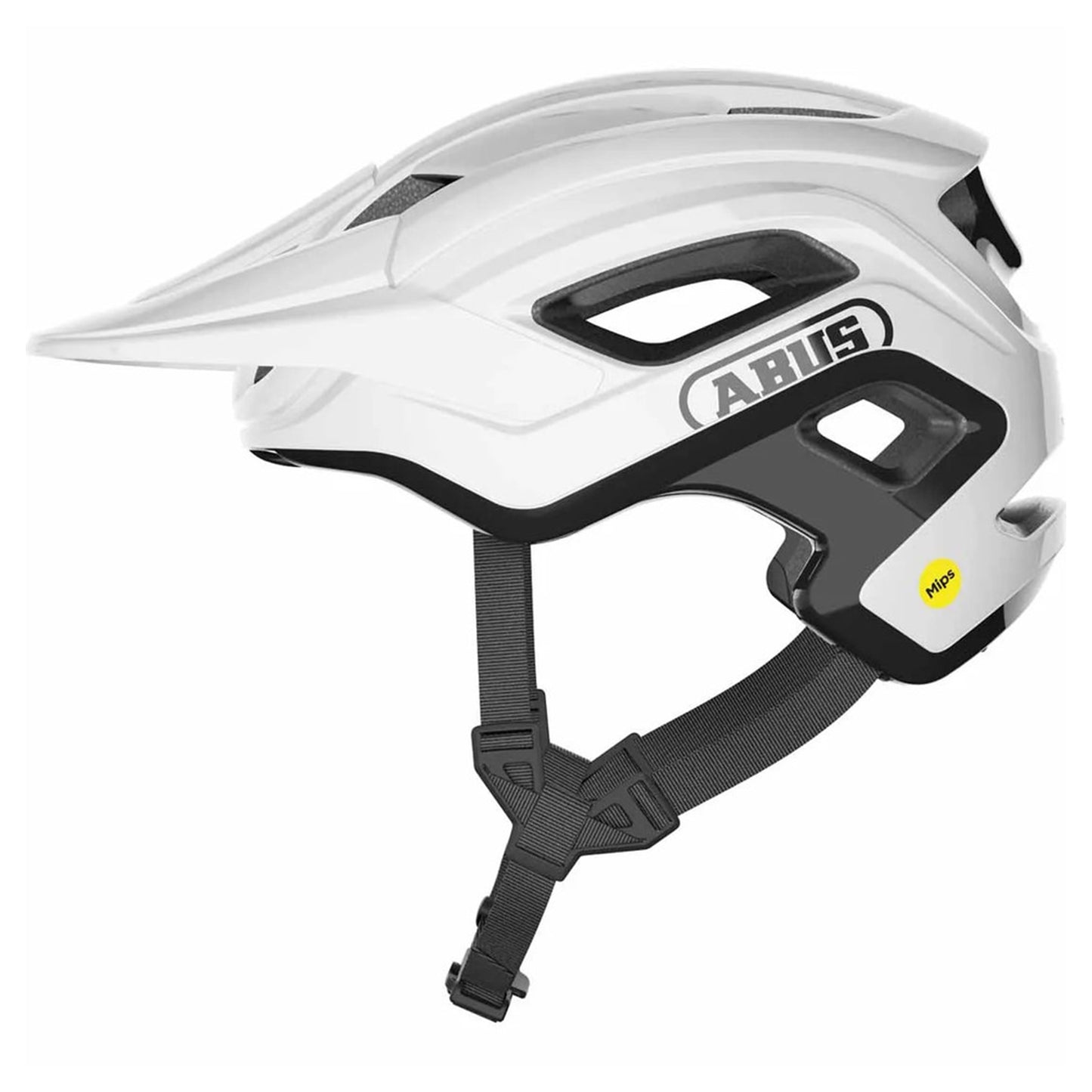 Abus Cliffhanger Mips Helmet - M - Shiny White - Image 1