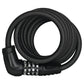 ABUS Coil Combo Numero 5510C Lock - Black - 180cm - Steel - Image 1