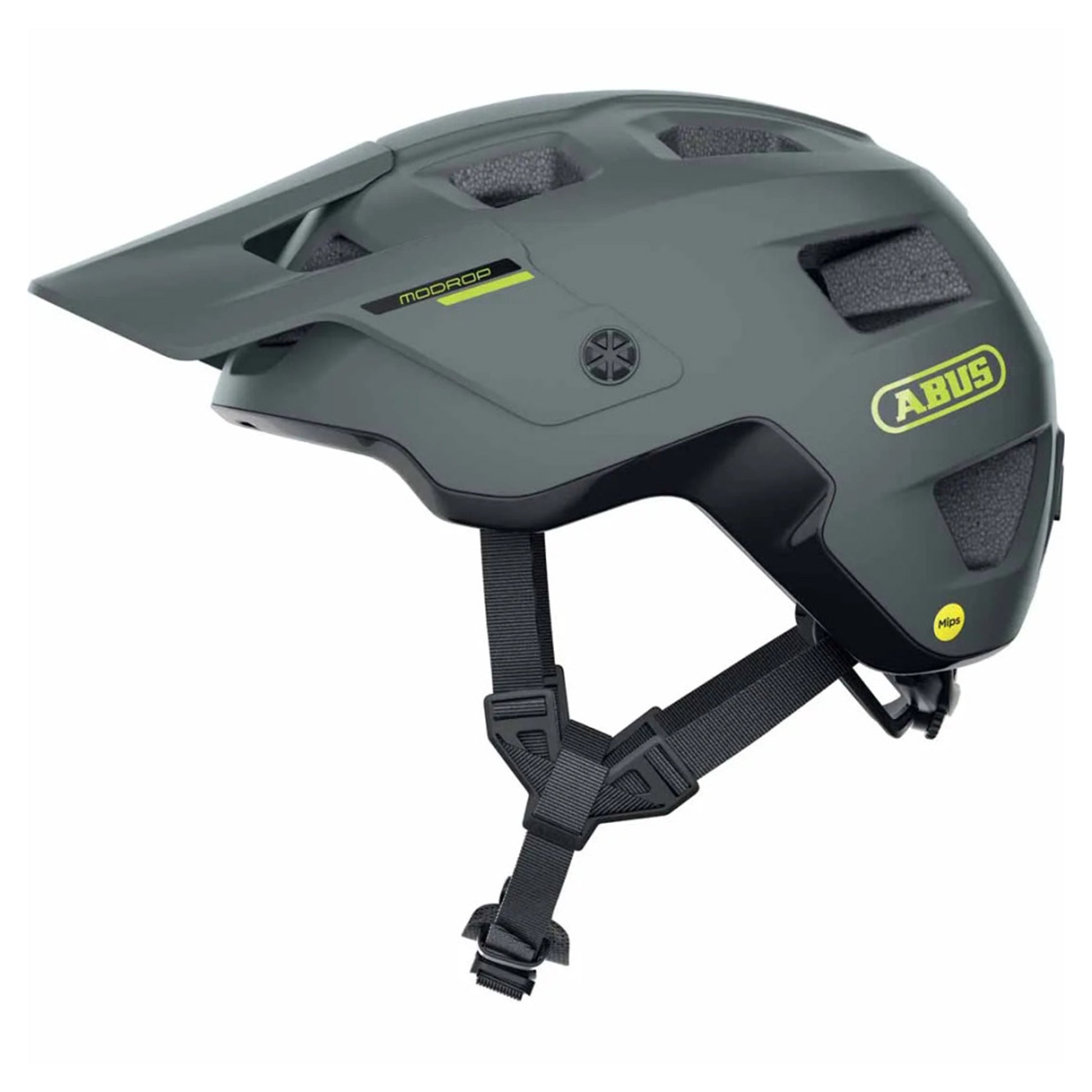 Abus Modrop Mips Helmet - L - Concrete Grey - Image 1