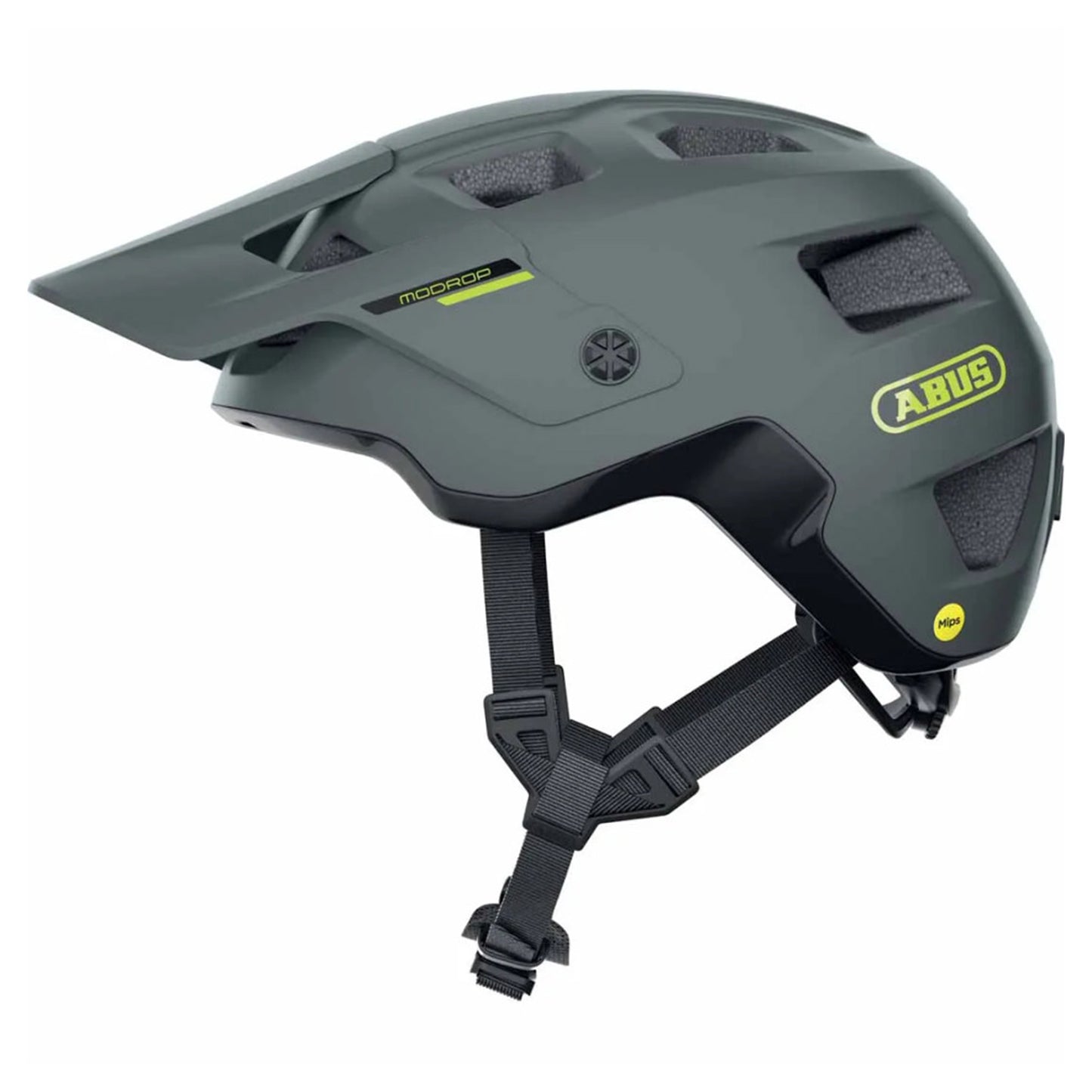 Abus Modrop Mips Helmet - M - Concrete Grey - Image 1