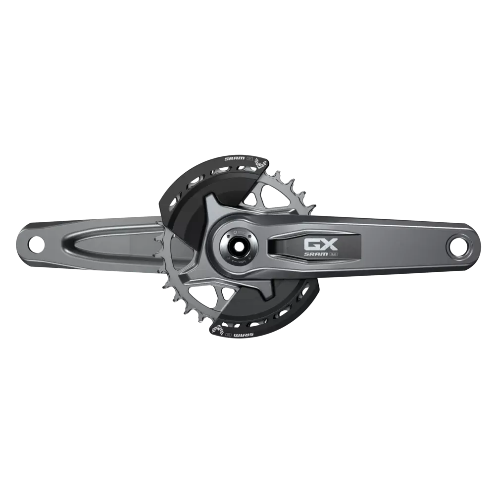 SRAM GX Eagle T-Type DUB Crankset - 68-73mm and BB86-92 - 28.99mm DUB - SRAM Direct Mount - 165mm - Dark Polar