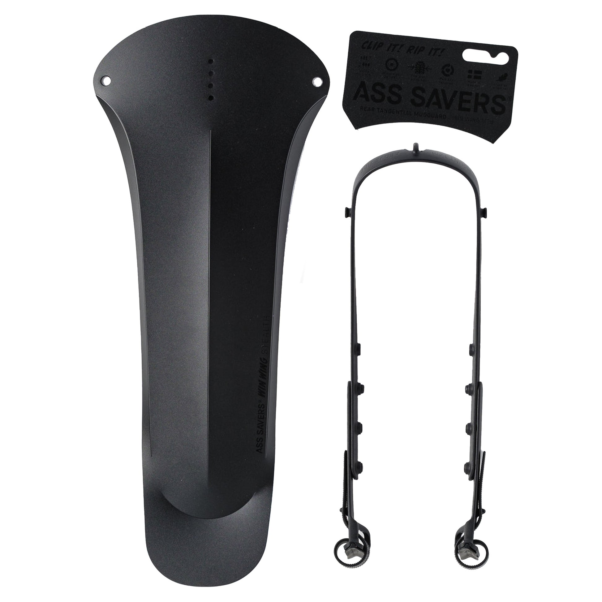 Ass Savers Win Wing MTB - Stealth Black - Image 1