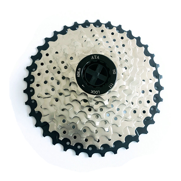 ATA Cassette - 9 Speed 11-32T - HG Driver - Chrome Plated - Image 1