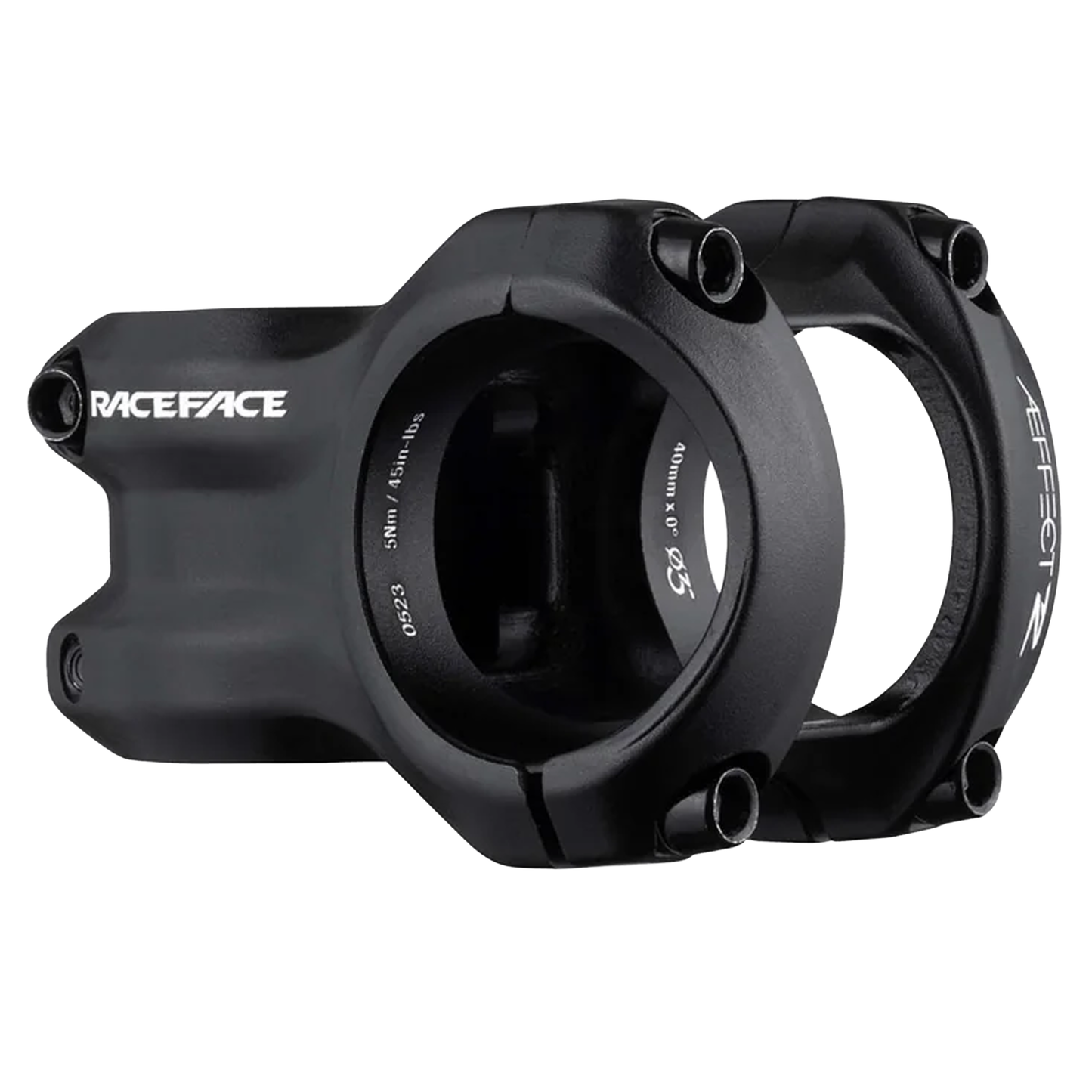 Race Face Aeffect R 35 Stem - 1 1/8th Inch Steerer - 35mm - 40mm - 0 Degree - Black